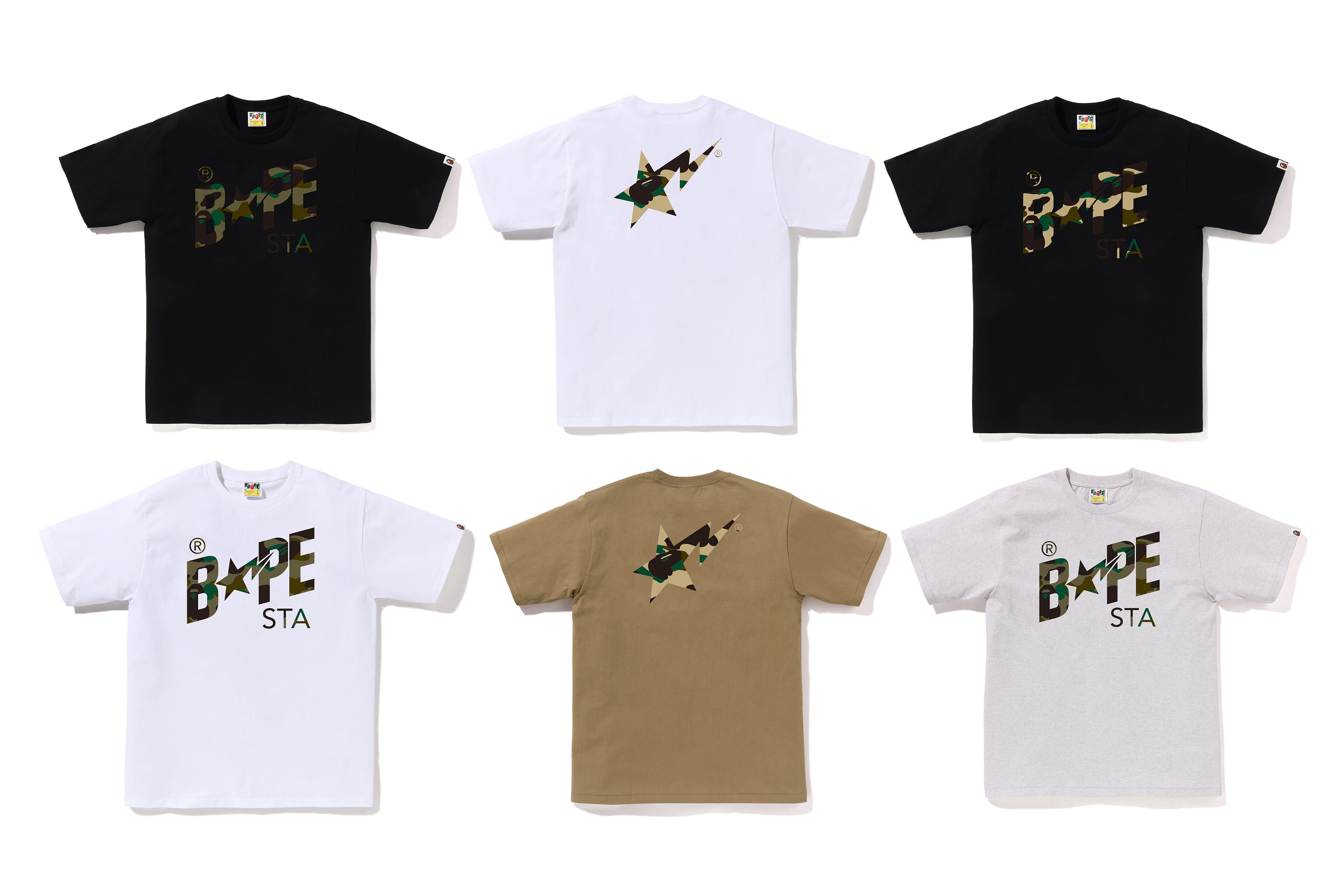 1ST CAMO BAPE STA TEE