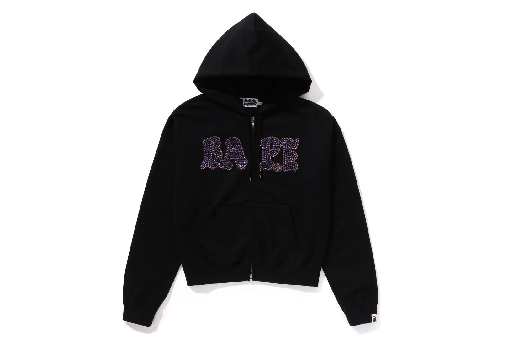 CRYSTAL STONE BAPE ZIP HOODIE