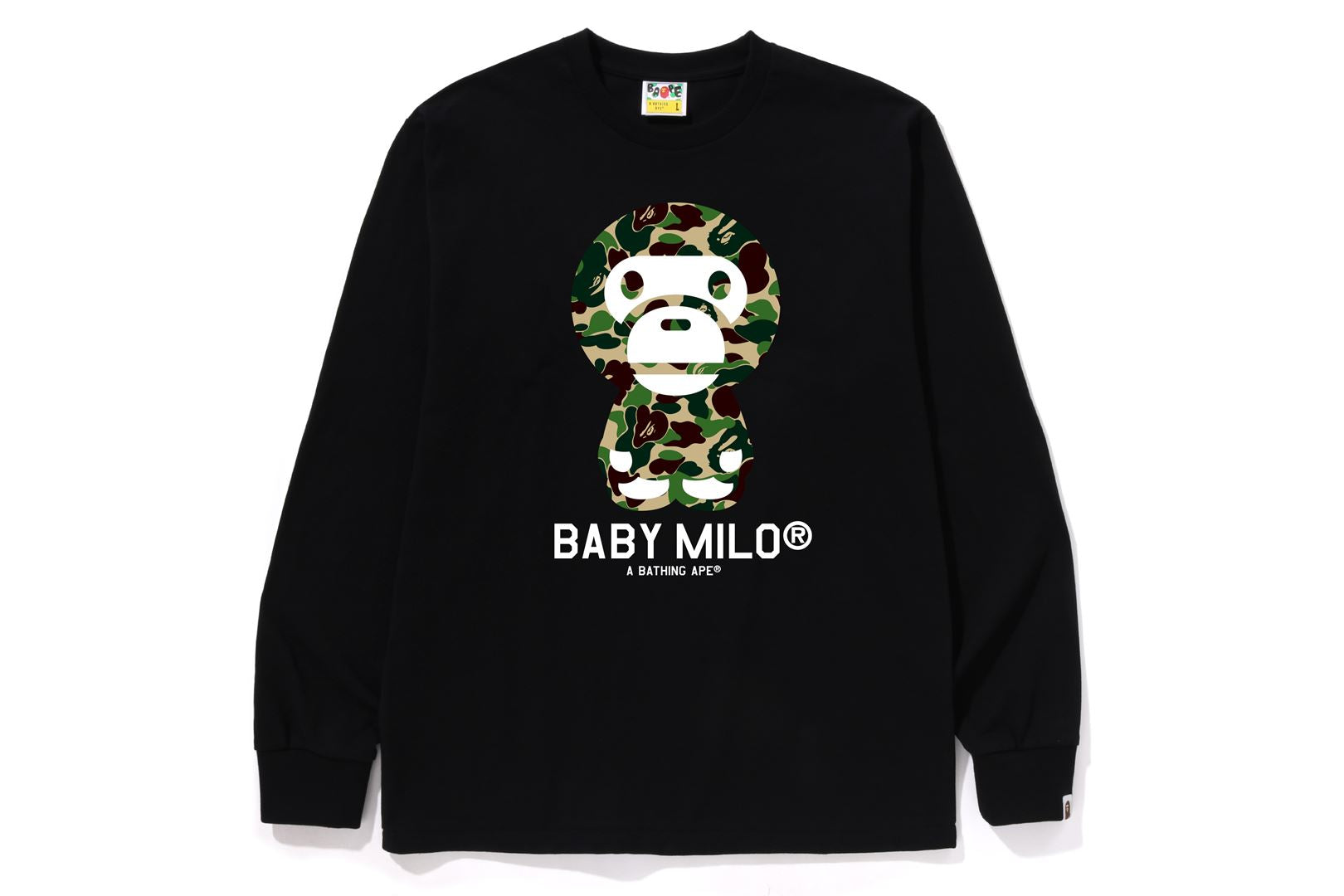 ABC CAMO BABY MILO L/S TEE - bape.com product image