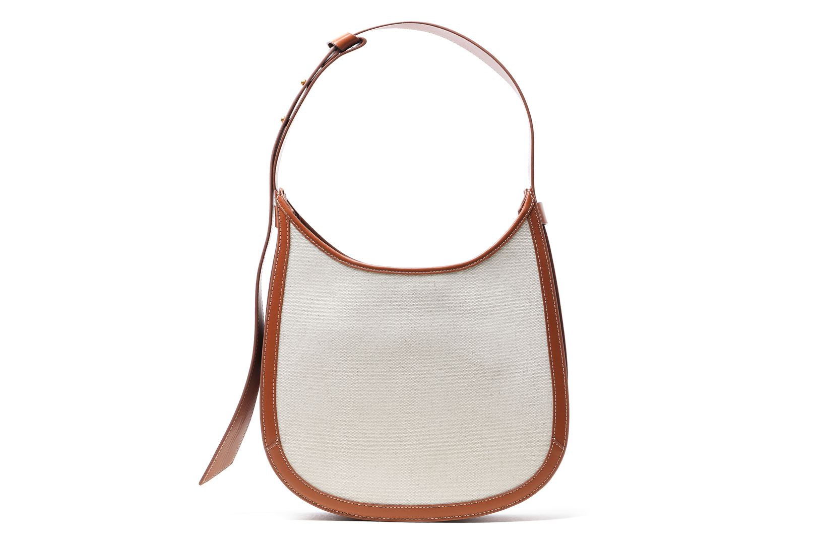 BAPY LEATHER-TRIM CANVAS HOBO