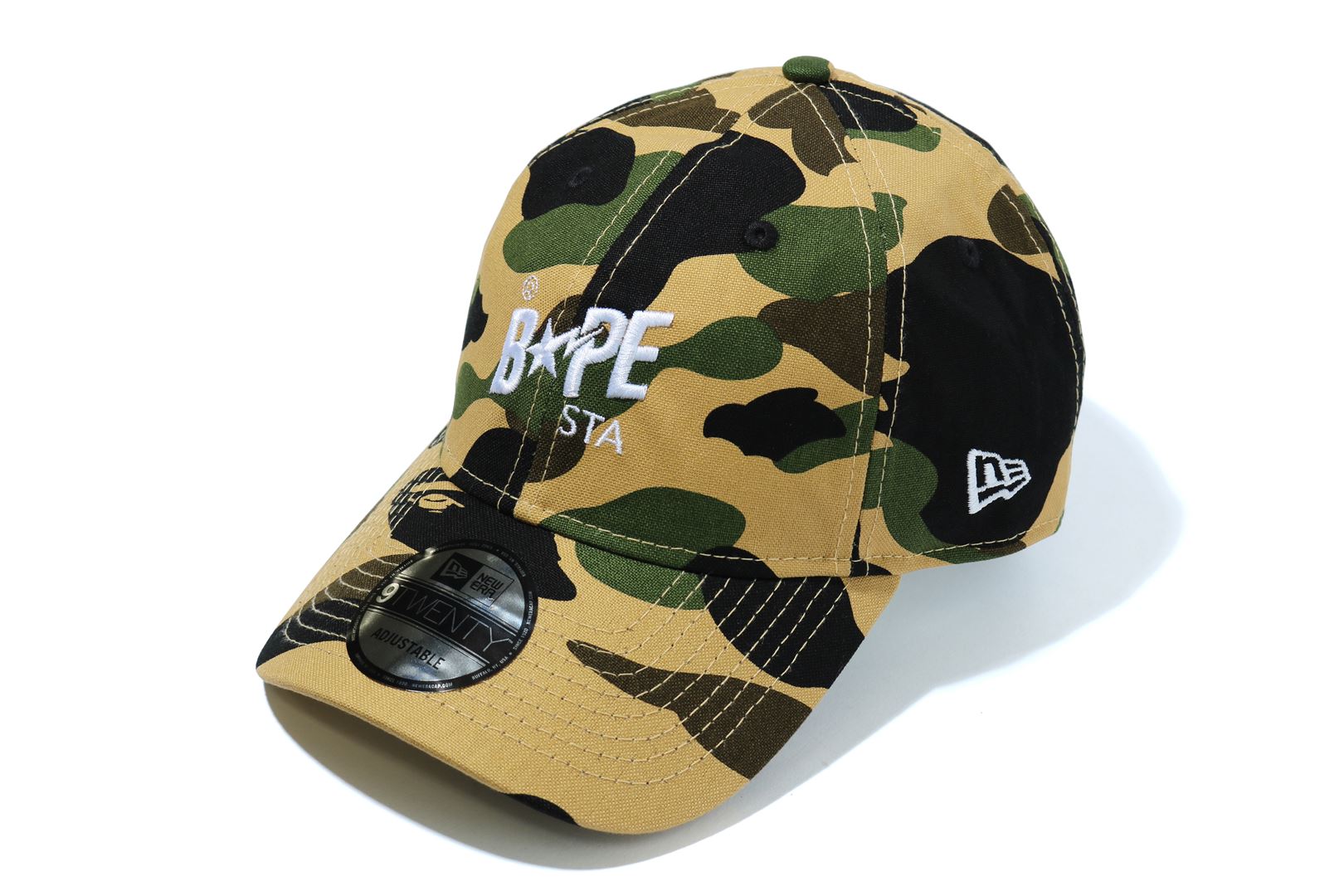 1ST CAMO BAPE STA NEW ERA PANEL CAP