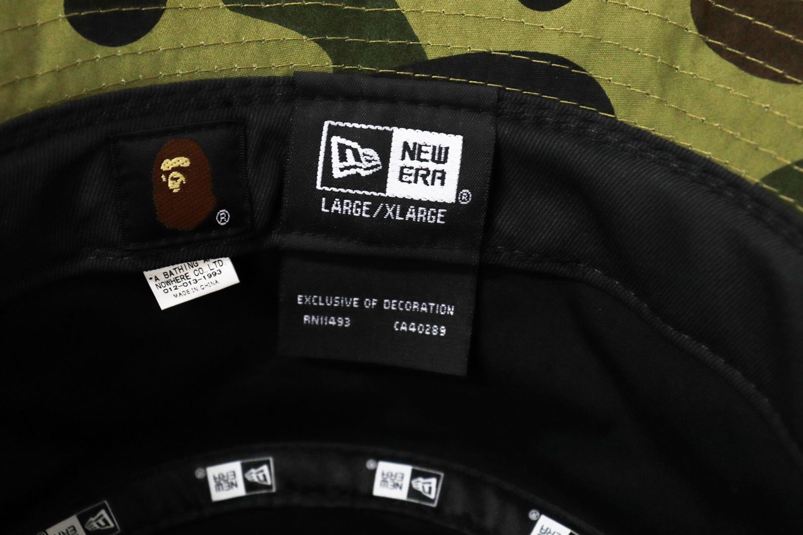 NEW ERA 1ST CAMO BUCKET HAT