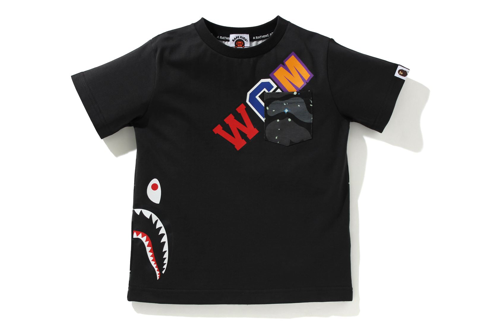 SPACE CAMO MULTI SHARK POCKET TEE