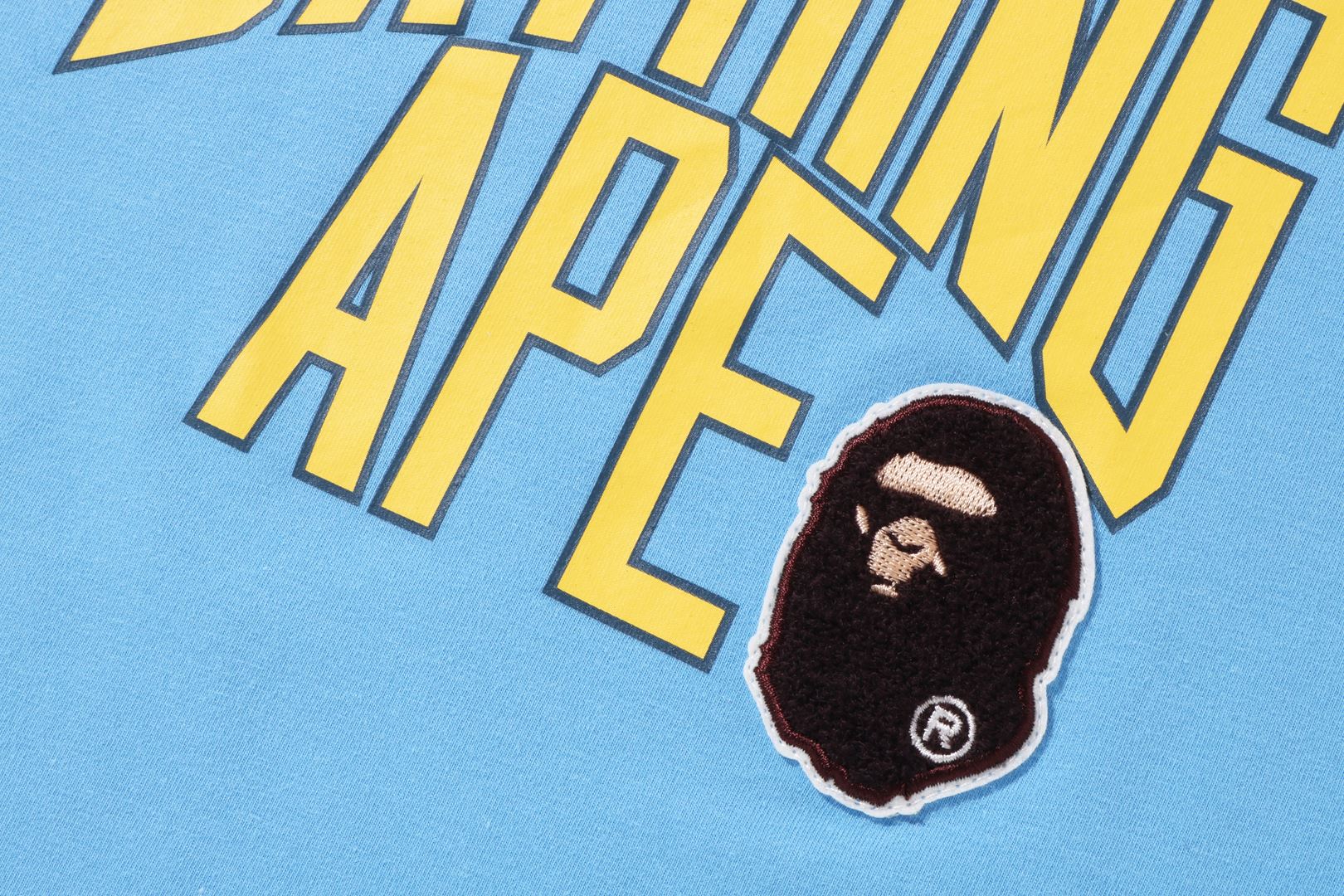 APE HEAD PATCH COLLEGE TEE