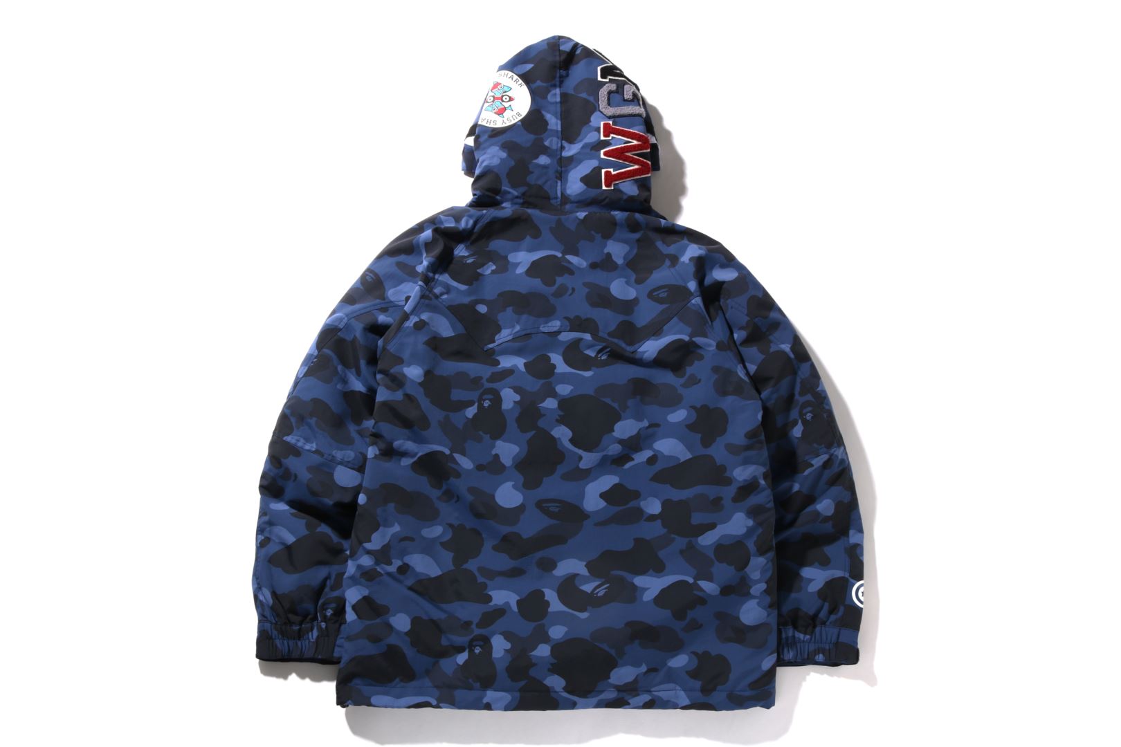 COLOR CAMO SHARK SNOWBOARD DOWN JACKET