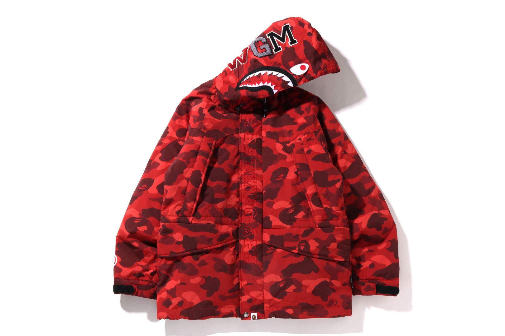 COLOR CAMO SHARK SNOWBOARD DOWN JACKET