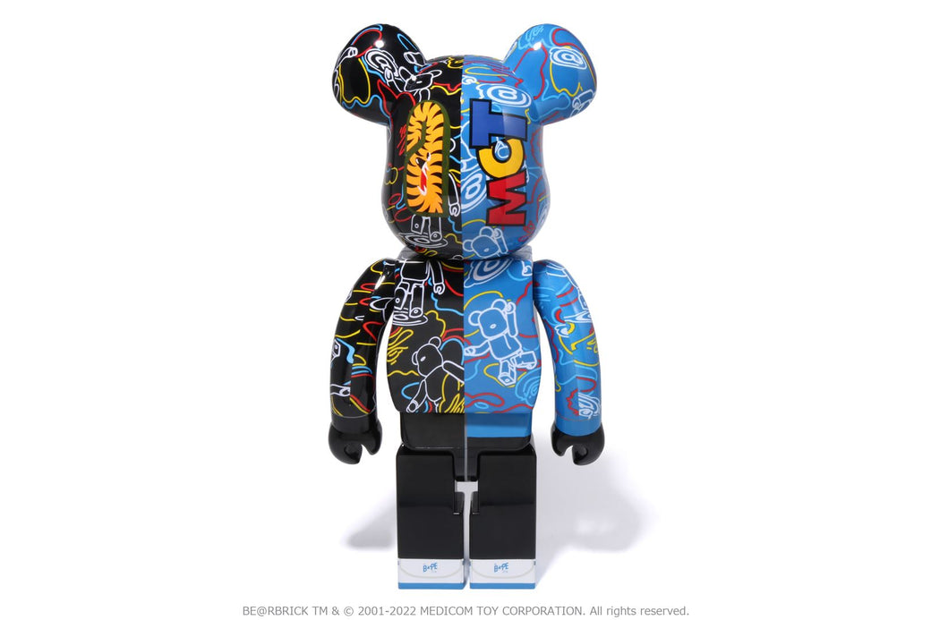 BE@RBRICK BAPE(R) CAMO SHARK1000% SILVER