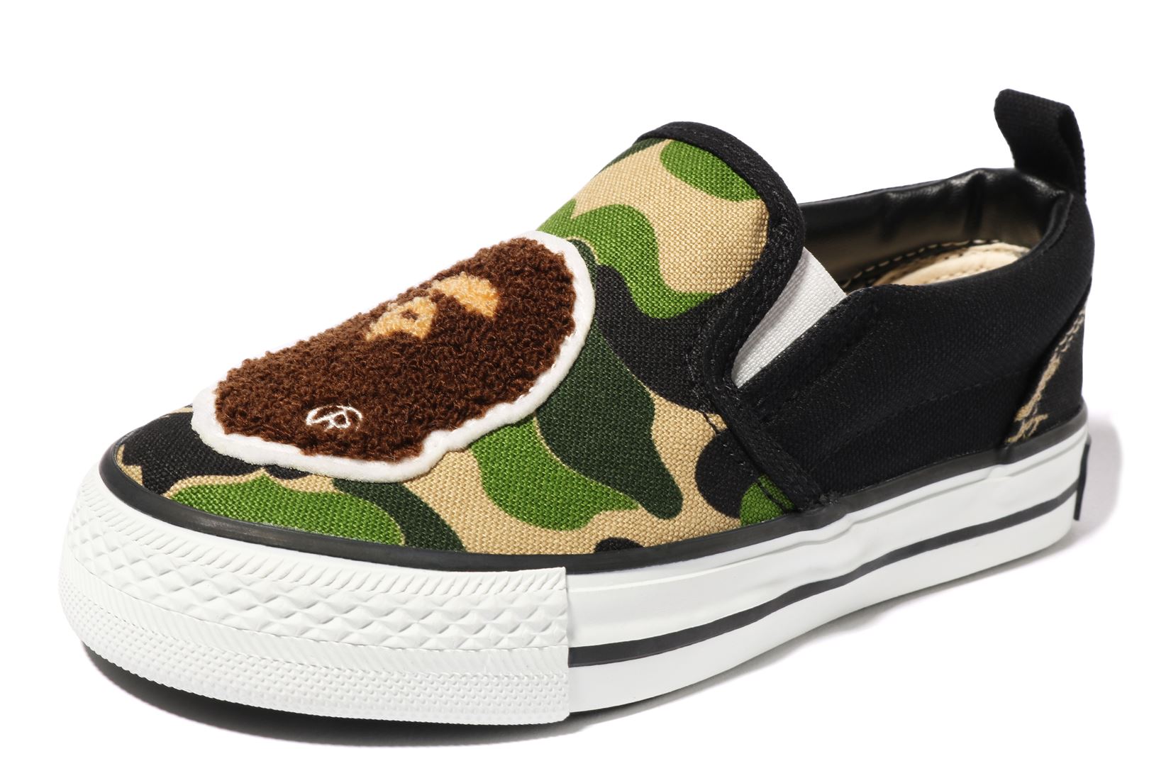 ABC CAMO APE HEAD PATCH SLIP ON