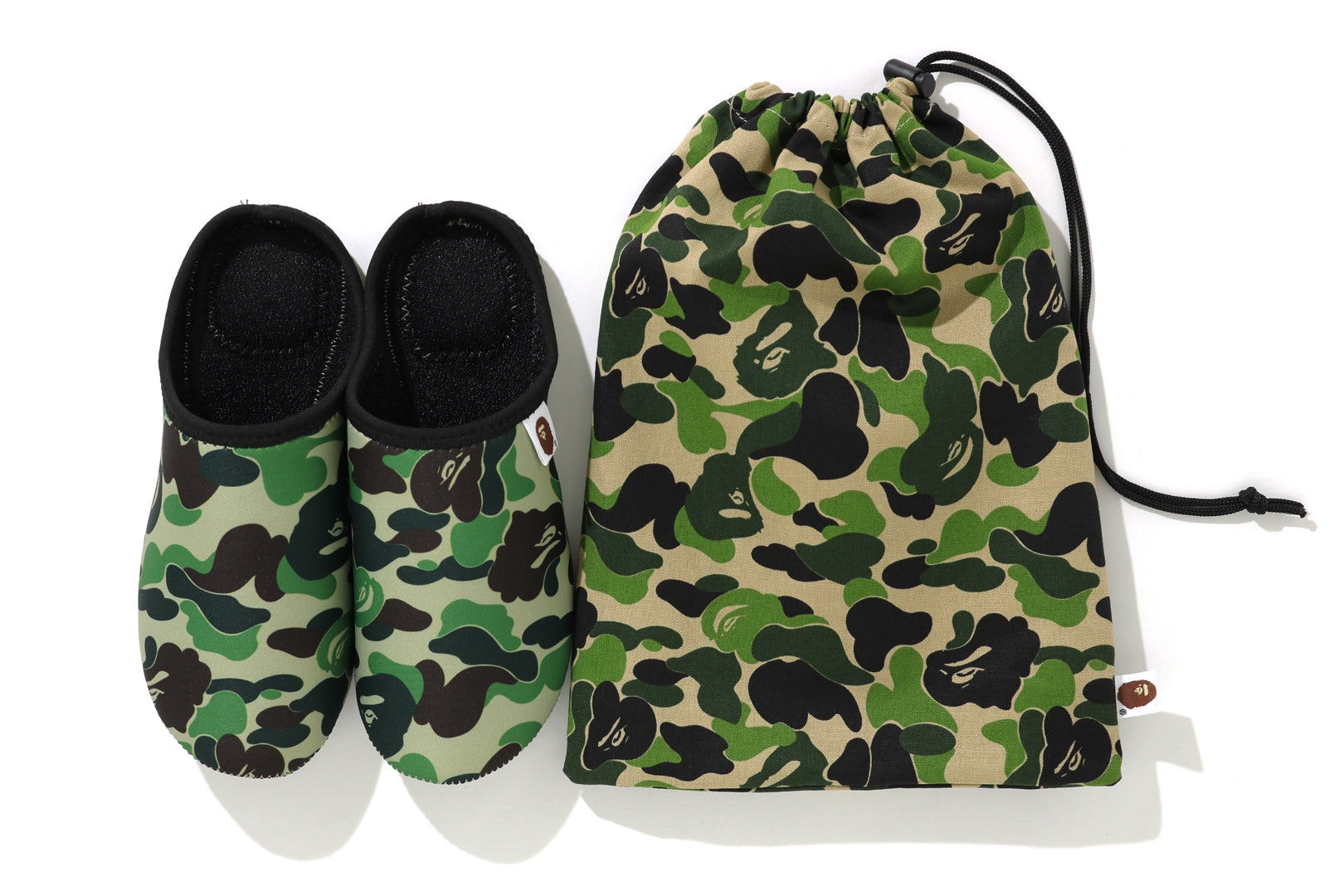 ABC CAMO SLIPPERS ï¼ POUCH SET