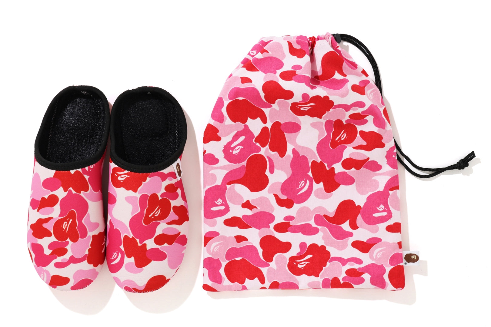 ABC CAMO SLIPPERS ï¼ POUCH SET