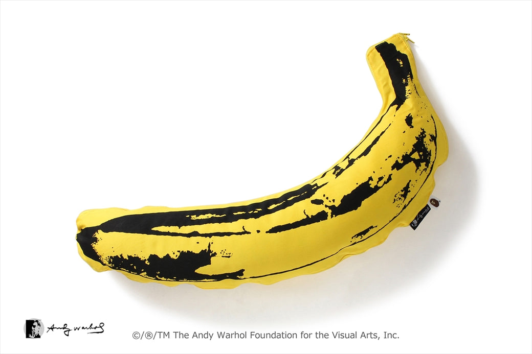 Bape X Medicom Toy X Andy Warhol Abc Camo Banana Cushion S Bape Com