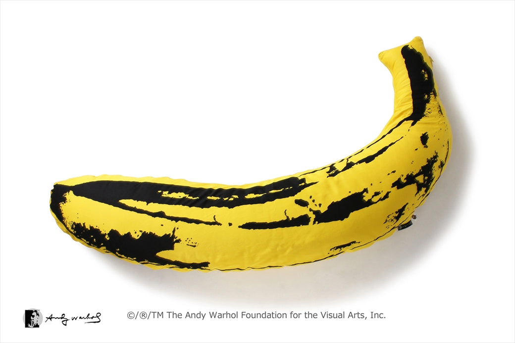 Bape X Medicom Toy X Andy Warhol Abc Camo Banana Cushion L Bape Com