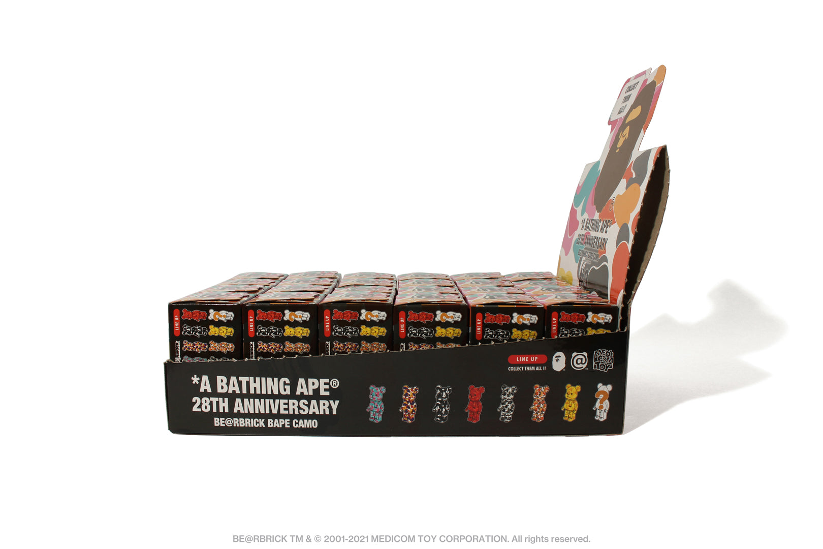 A BATHING APE 28TH ANNIVERSARY BE@RBRICK BAPE CAMO 100% BOX #3