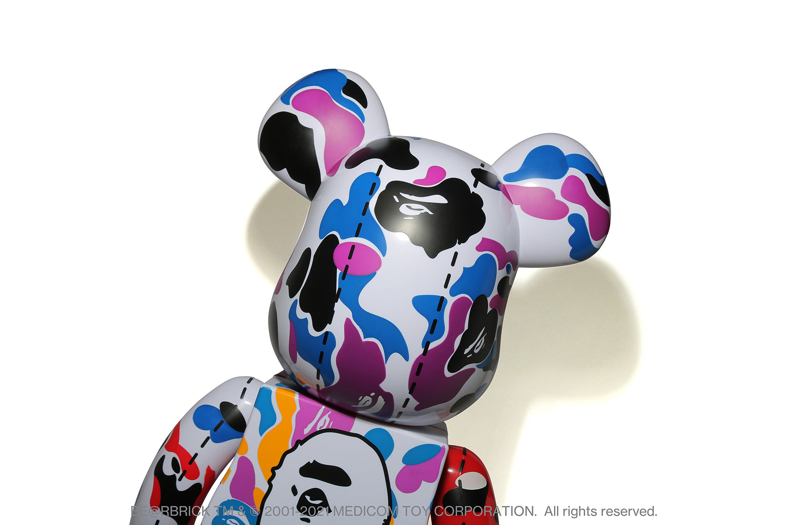 A BATHING APE 28TH ANNIVERSARY BE@RBRICK BAPE CAMO 1000%