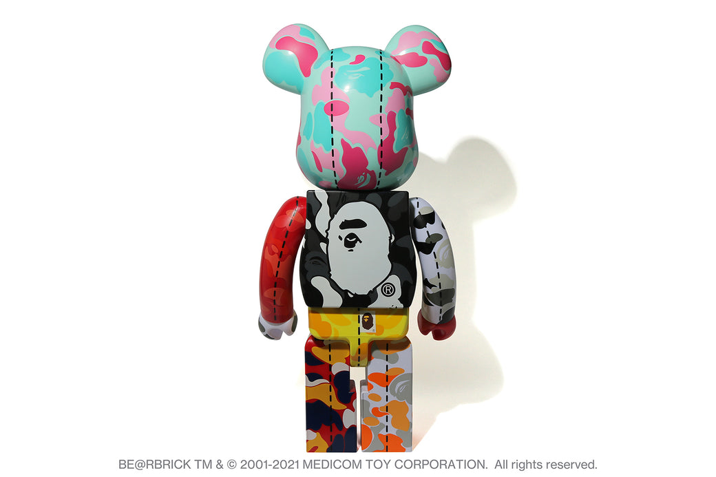 A BATHING APE 28TH ANNIVERSARY BE@RBRICK BAPE CAMO 1000% | bape.com