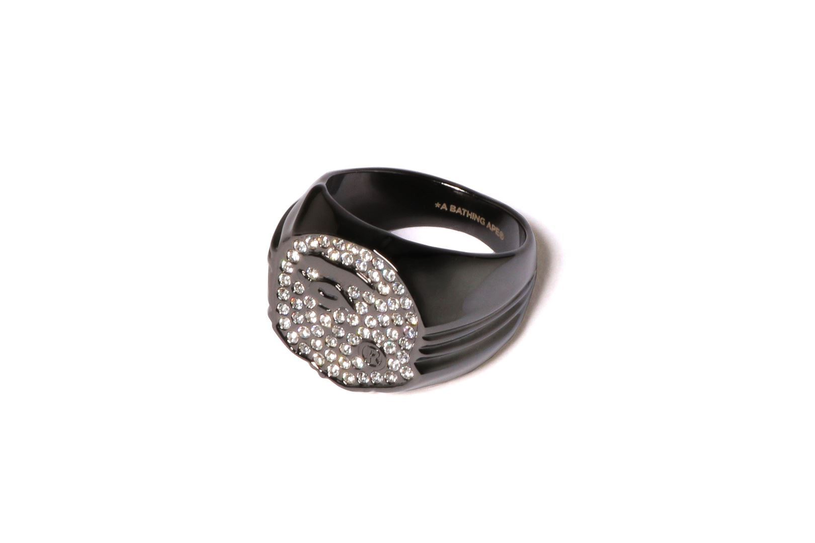 RHINESTONE APE HEAD RING