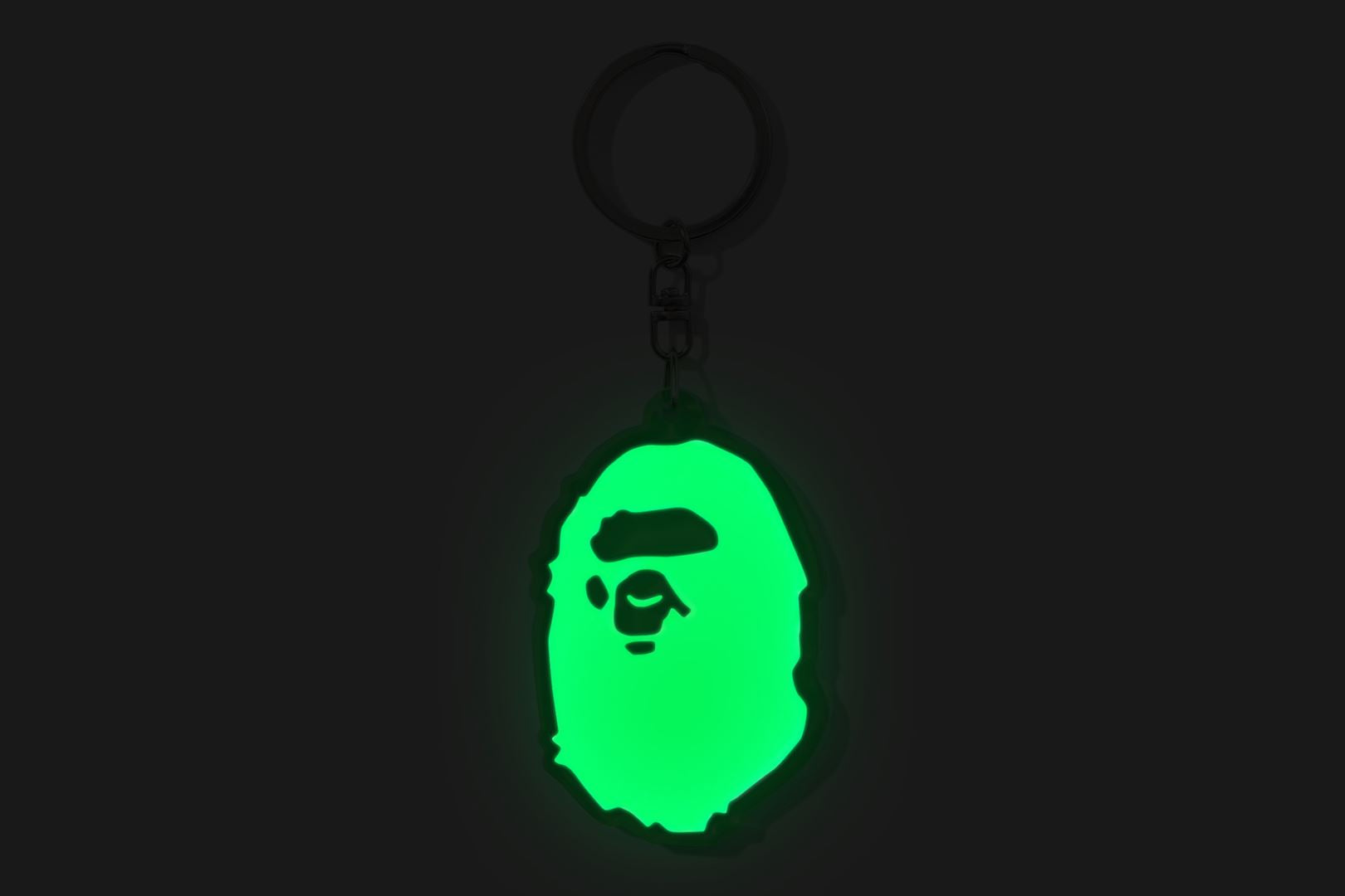 APE HEAD REFLECTIVE KEYCHAIN