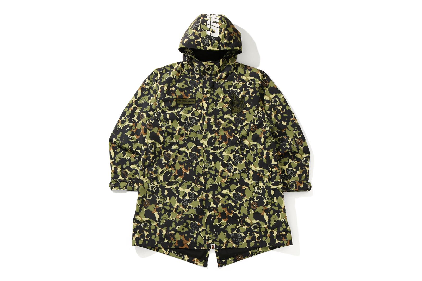 UNKLE MWA CAMO M-51 HOODIE JACKET