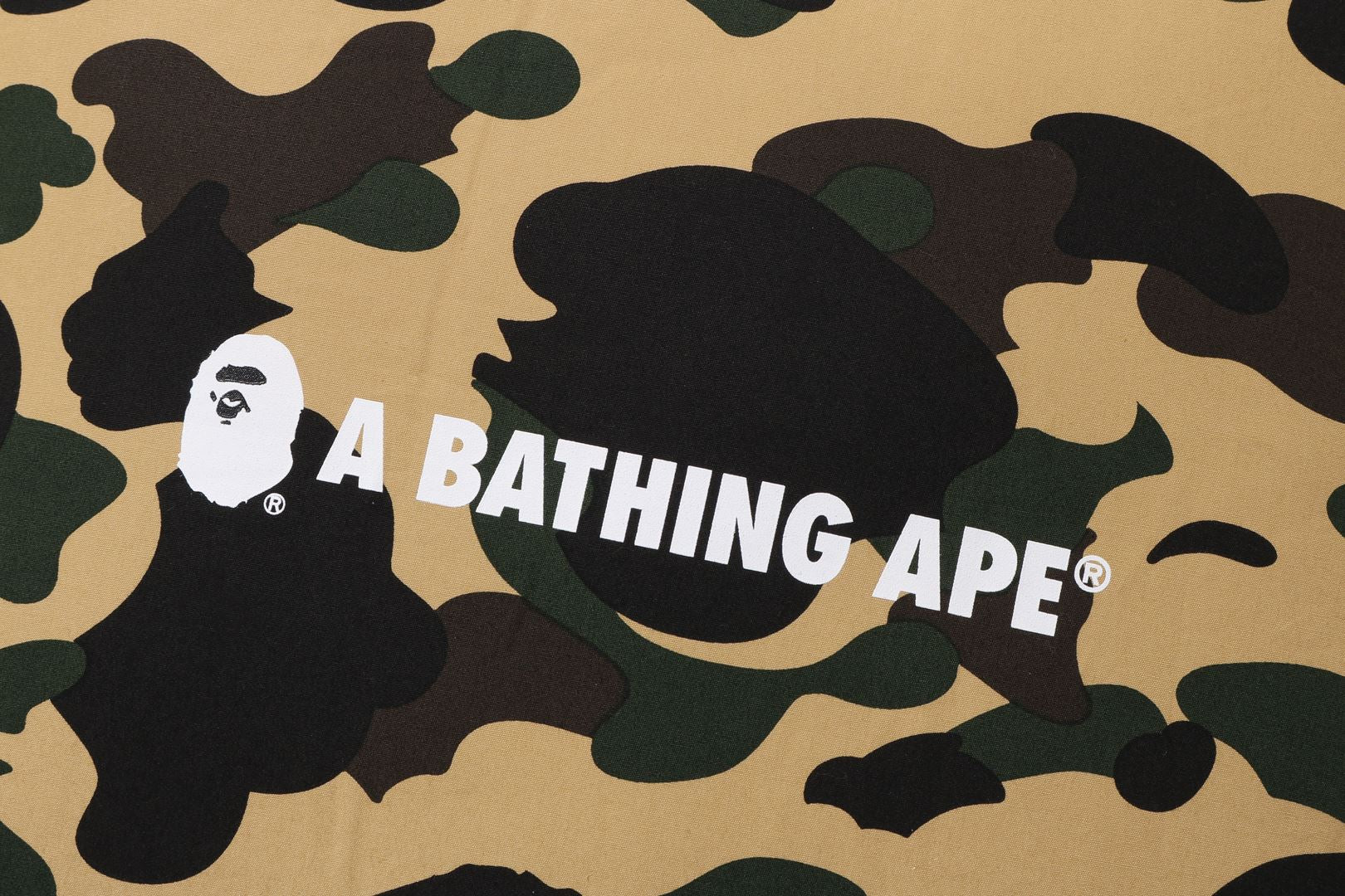 1ST CAMO A BATHING APE SQUARE CUSHION