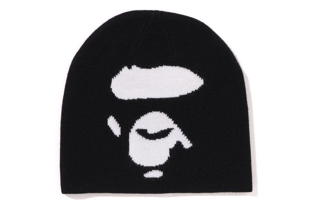 A BATHING APE アベイシングエイプ KNIT CAP ニットキャップ ワッペン 