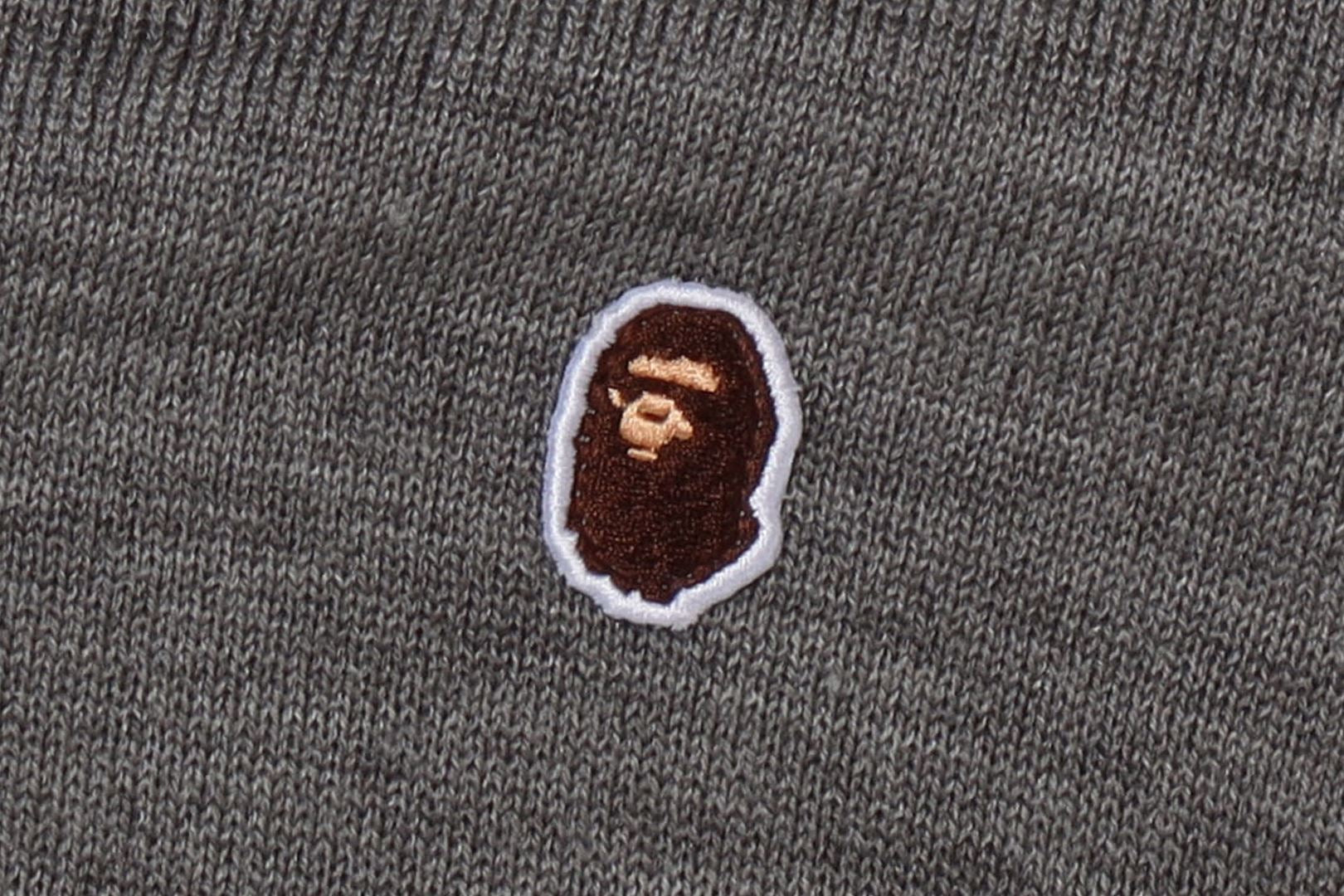 APE HEAD ONE POINT KNIT CARDIGAN