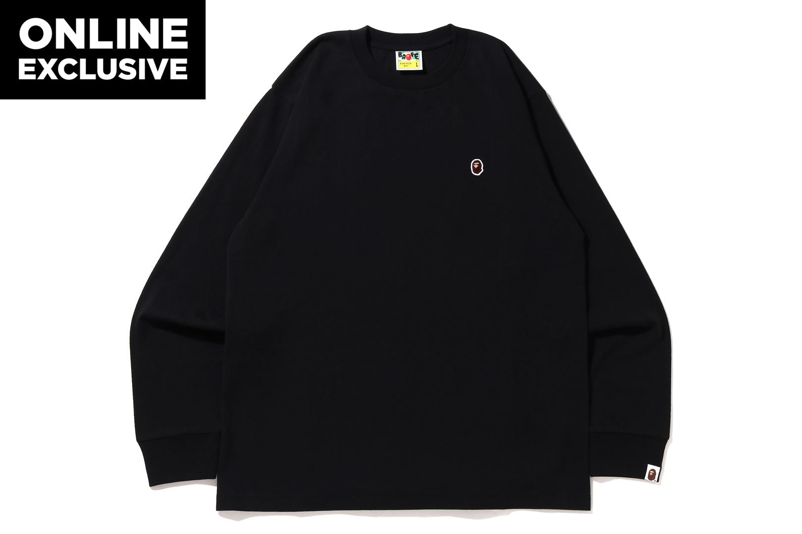 APE HEAD ONE POINT L/S TEE