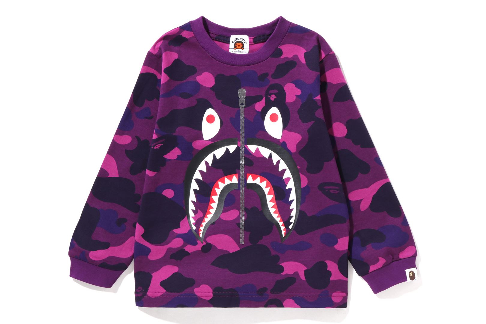 COLOR CAMO SHARK L/S TEE