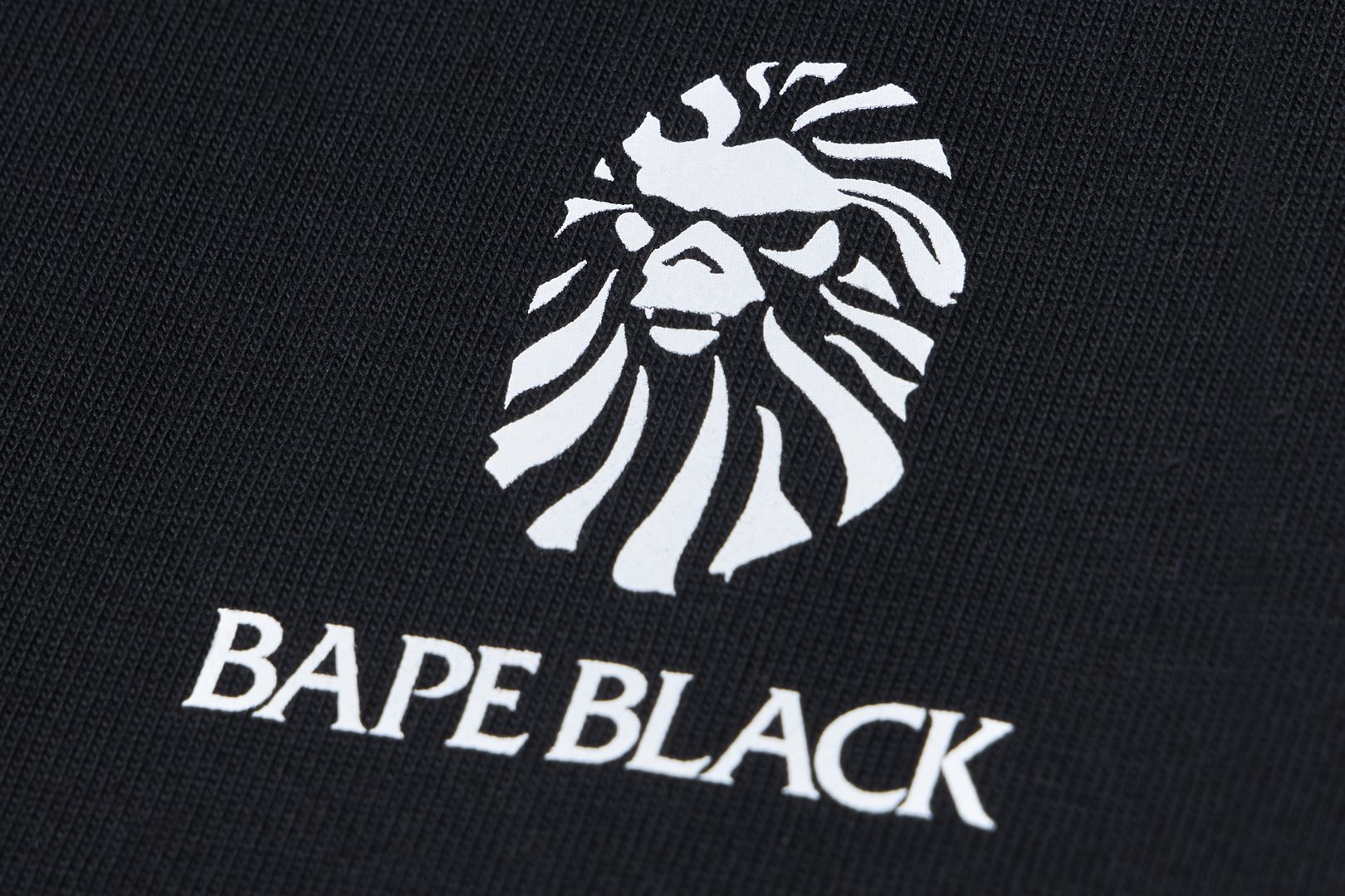 BAPE BLACK RAINBOW LOGO LONG SLEEVE TEE