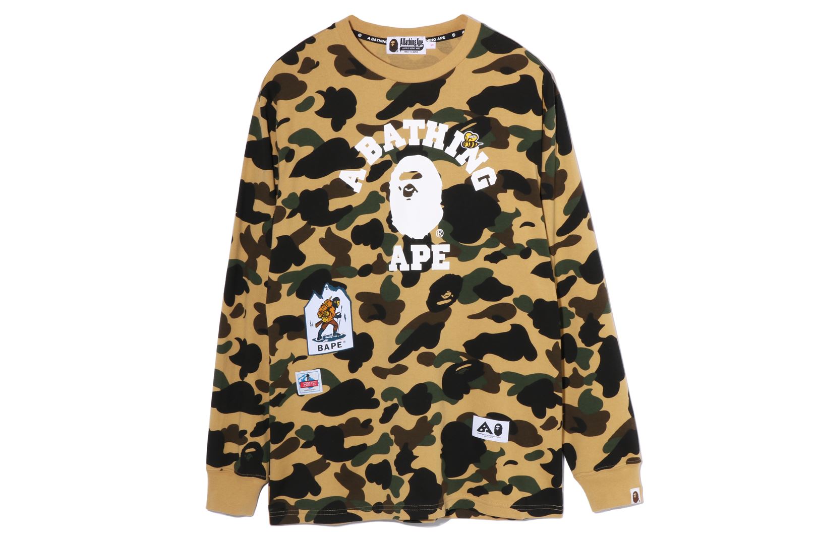 MULTI LABEL 1ST CAMO L/S TEE