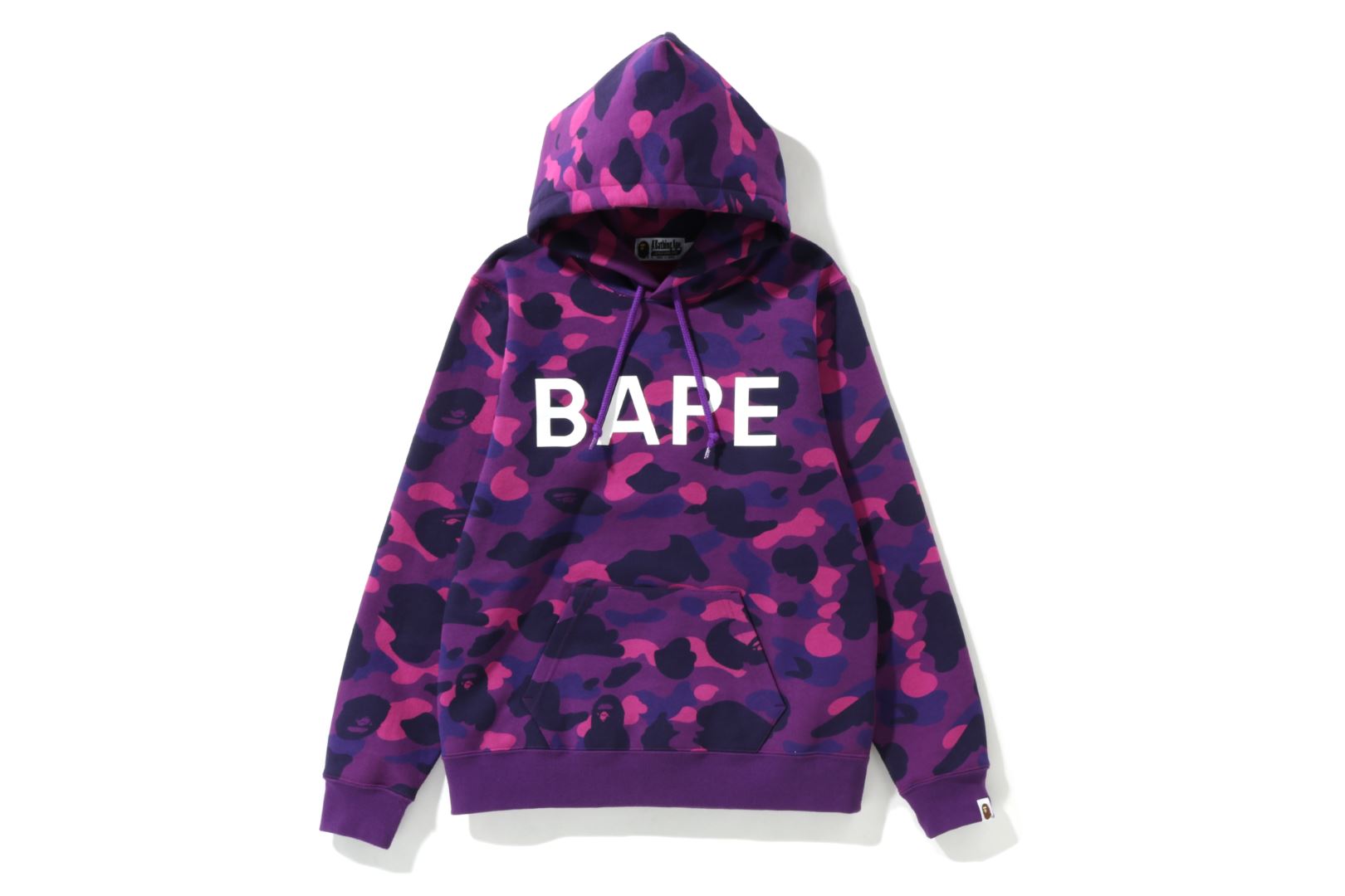 COLOR CAMO BAPE PULLOVER HOODIE