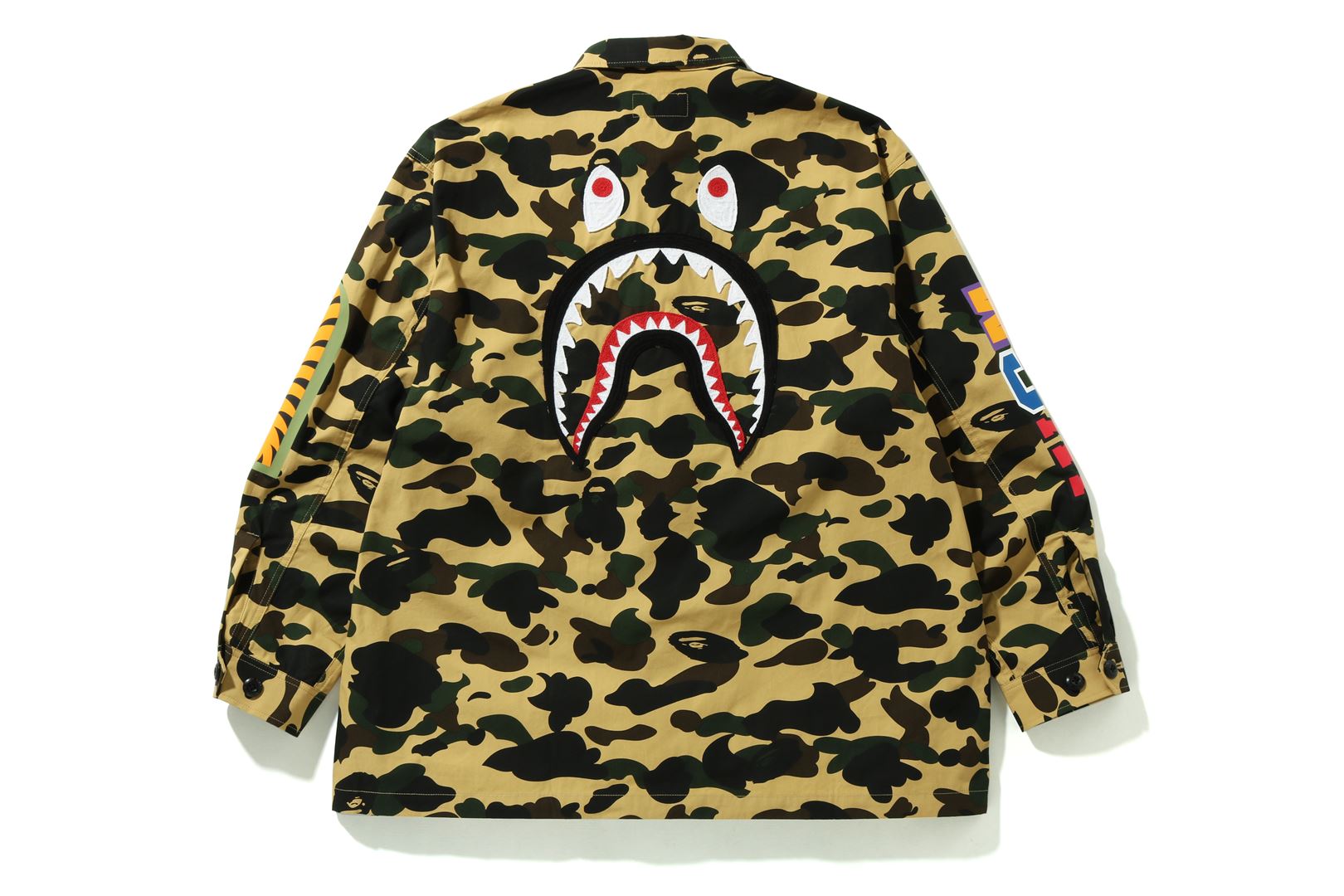 1ST CAMO SHARK RELAXED FIT MILITARY SHIRT