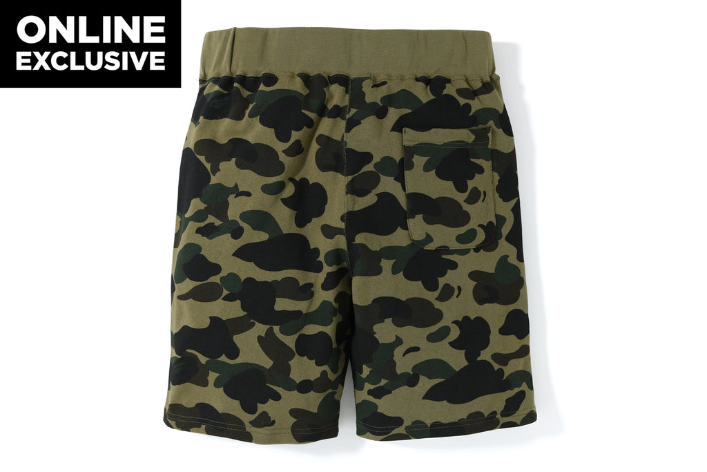 camo sweat shorts