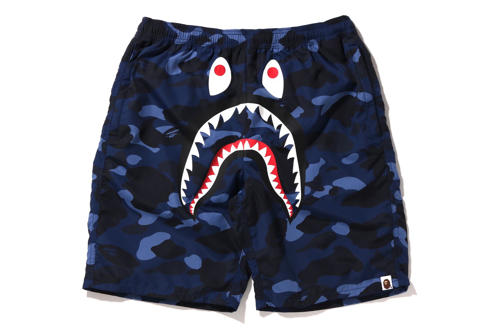 COLOR CAMO SHARK BEACH SHORTS