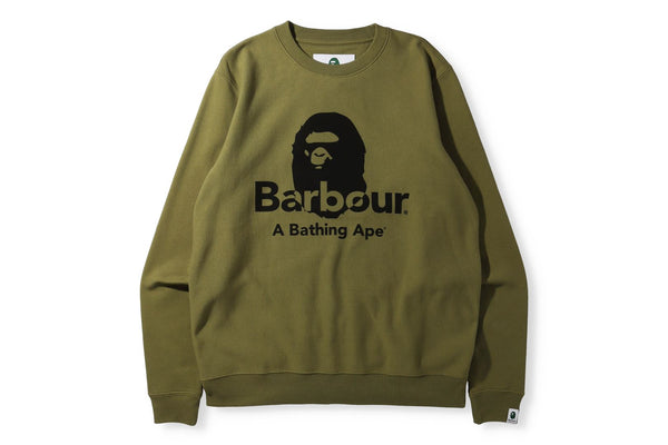 A Bathing Ape × Barbour】タグ付 トレーナー メンズS-