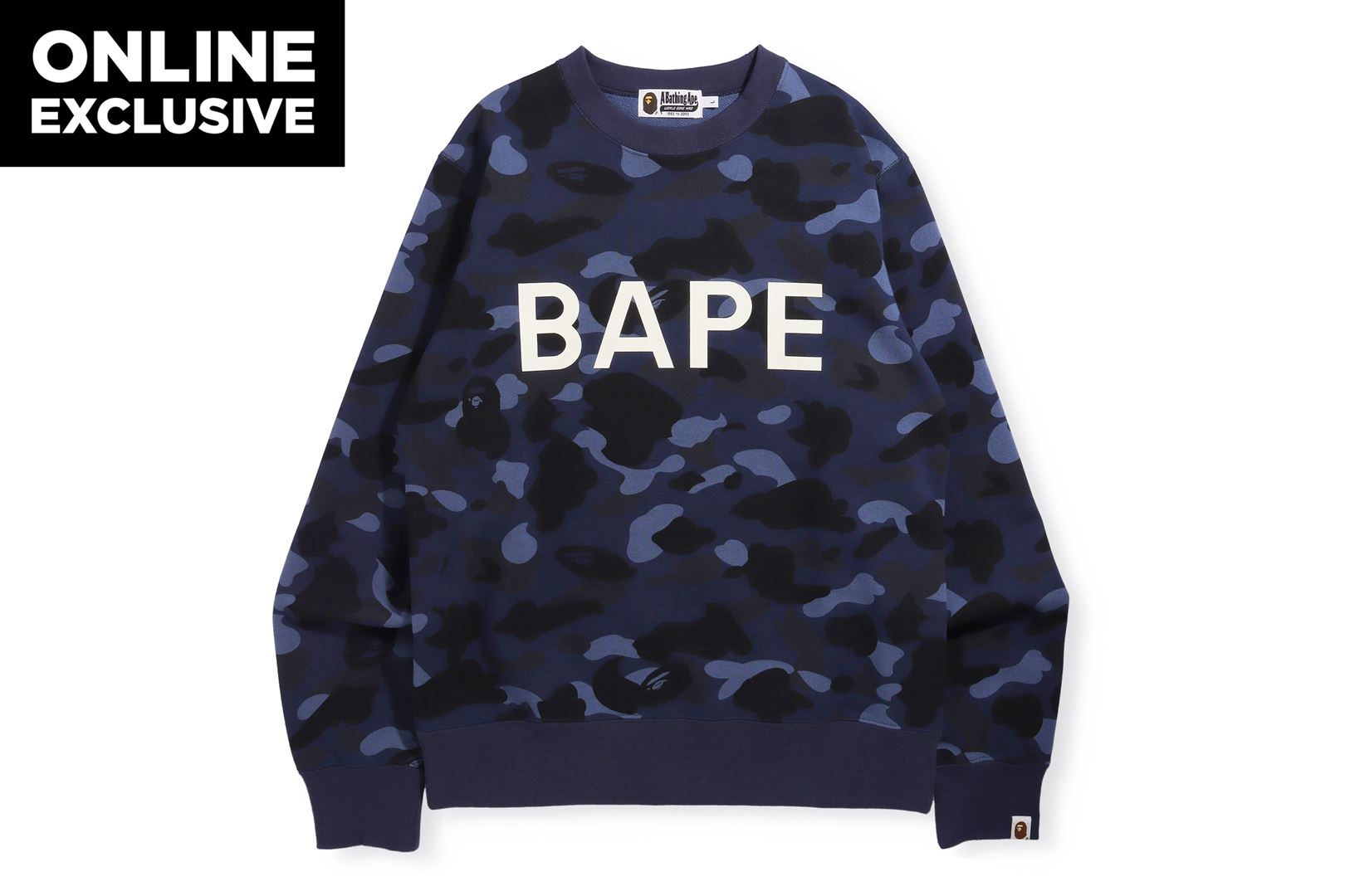 COLOR CAMO BAPE CREWNECK