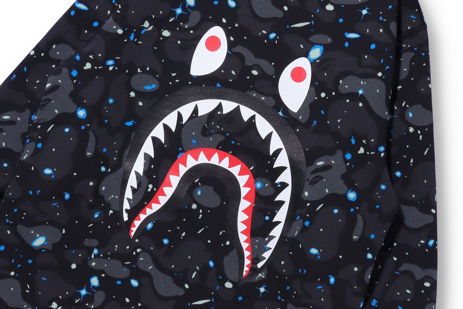 SPACE CAMO SHARK CREWNECK