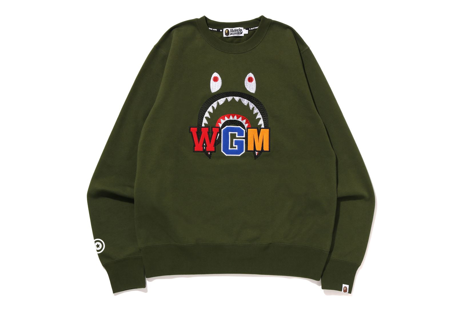 SHARK EMBROIDERY CREWNECK