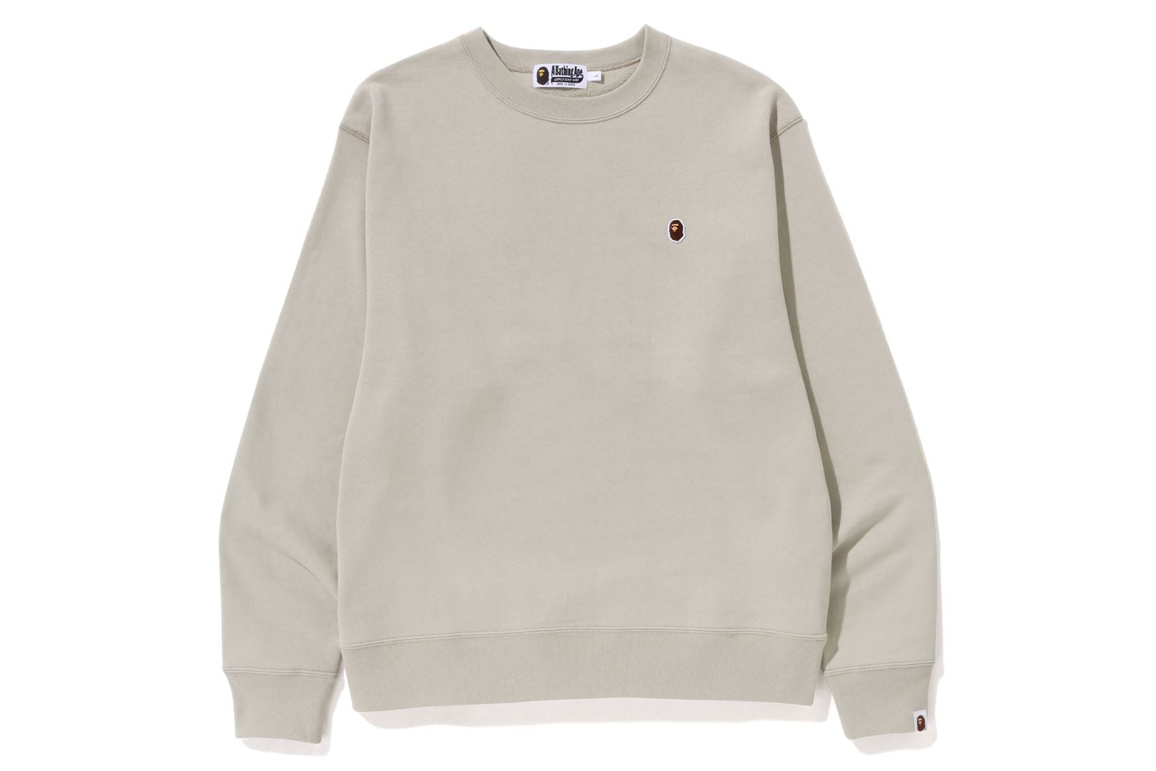 APE HEAD ONE POINT RELAXED FIT CREWNECK