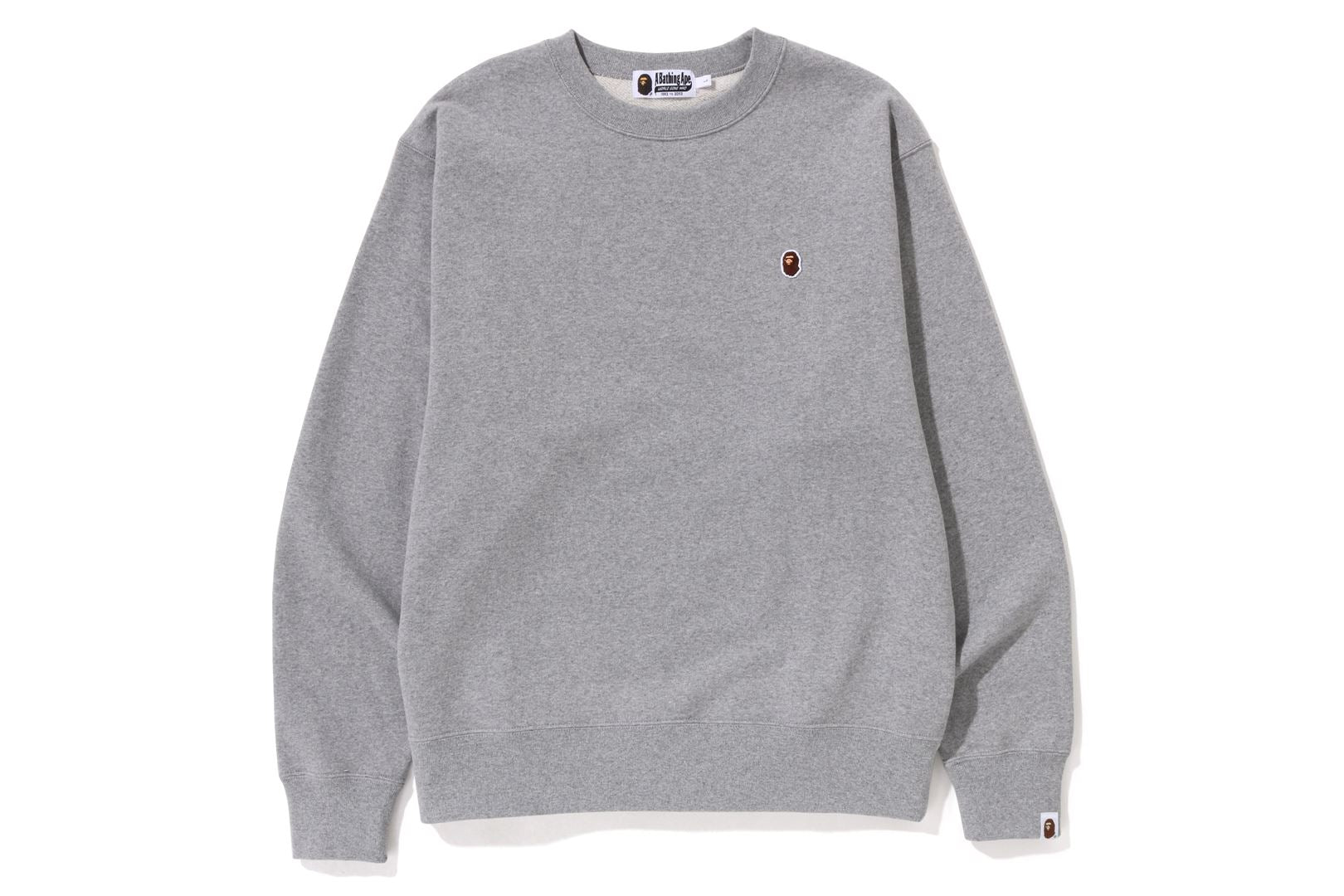 APE HEAD ONE POINT RELAXED FIT CREWNECK