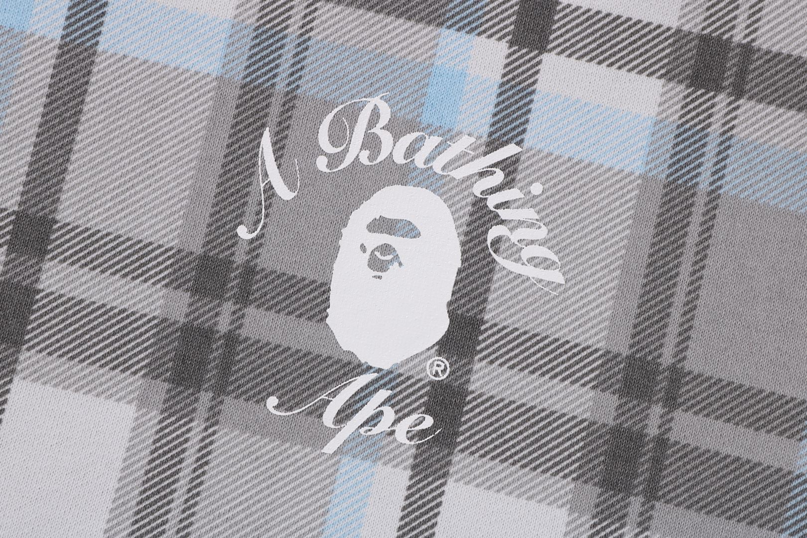 BAPE CHECK WIDE FIT CREWNECK