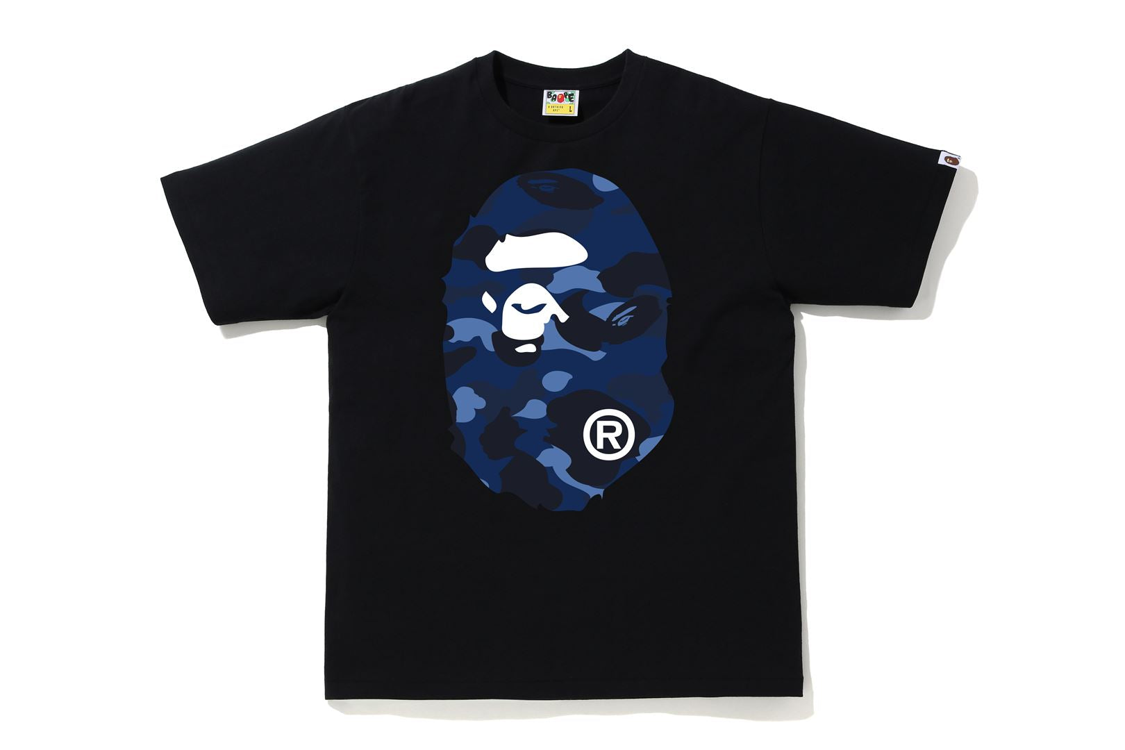 COLOR CAMO BIG APE HEAD TEE