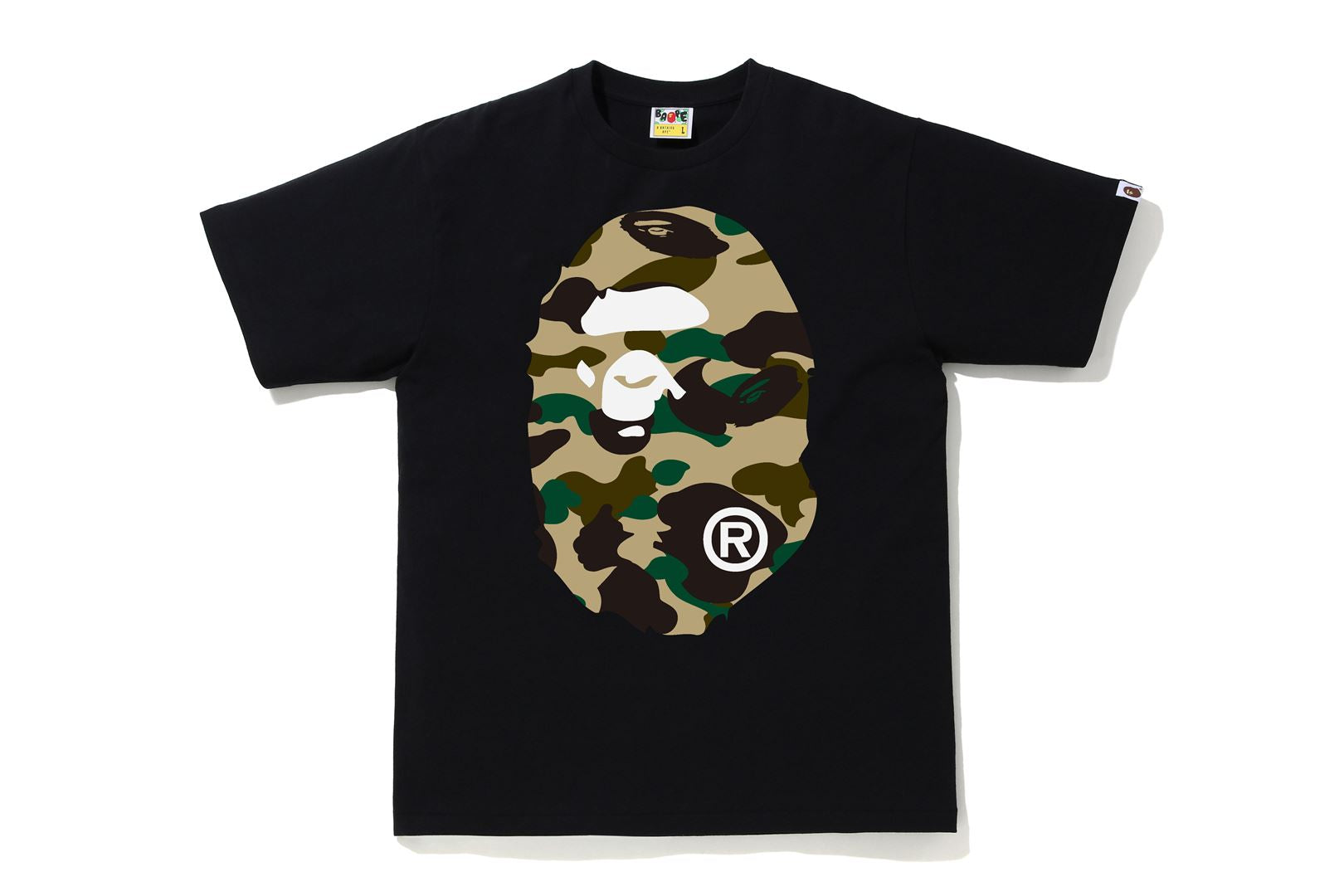 1ST CAMO BIG APE HEAD TEE