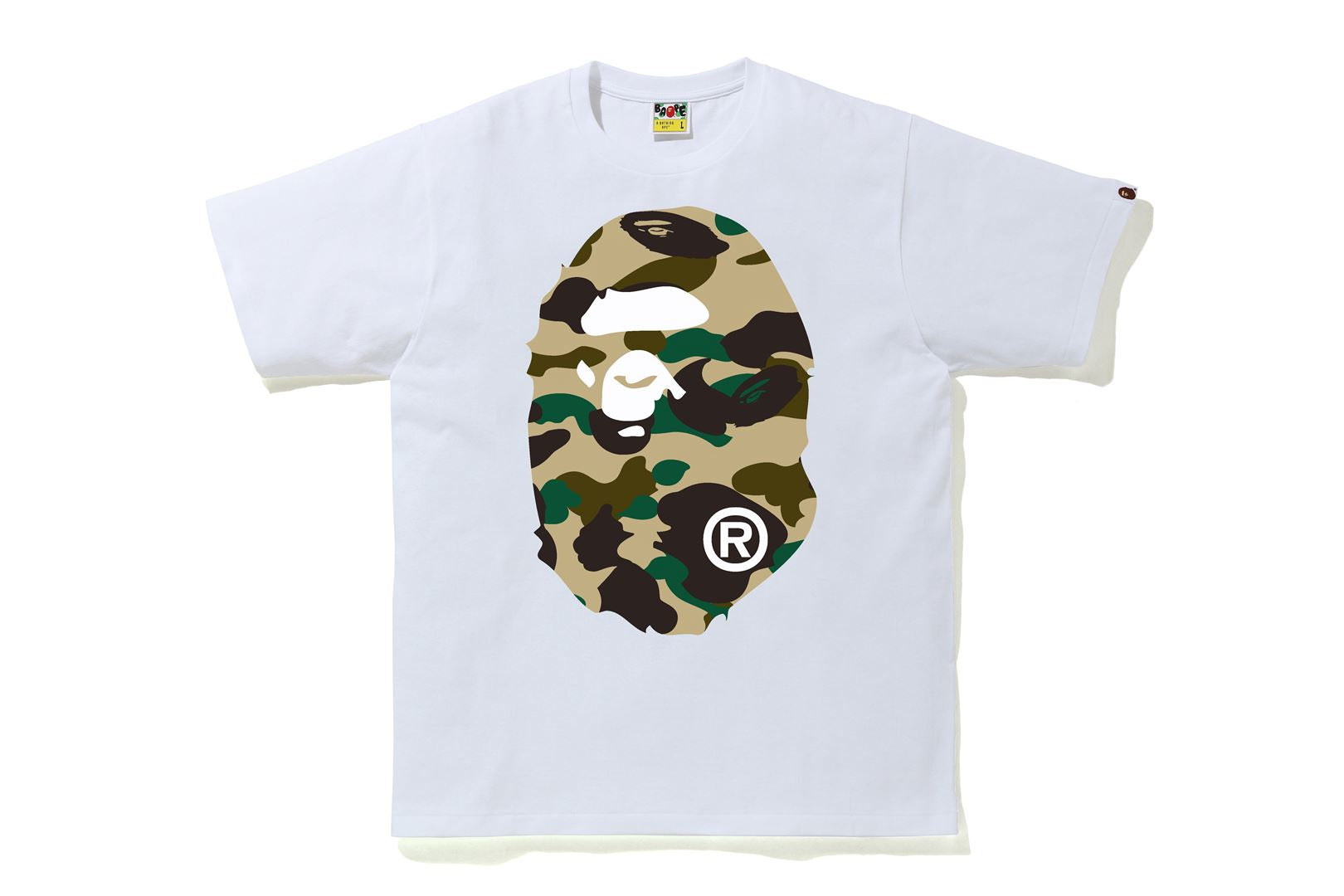 1ST CAMO BIG APE HEAD TEE