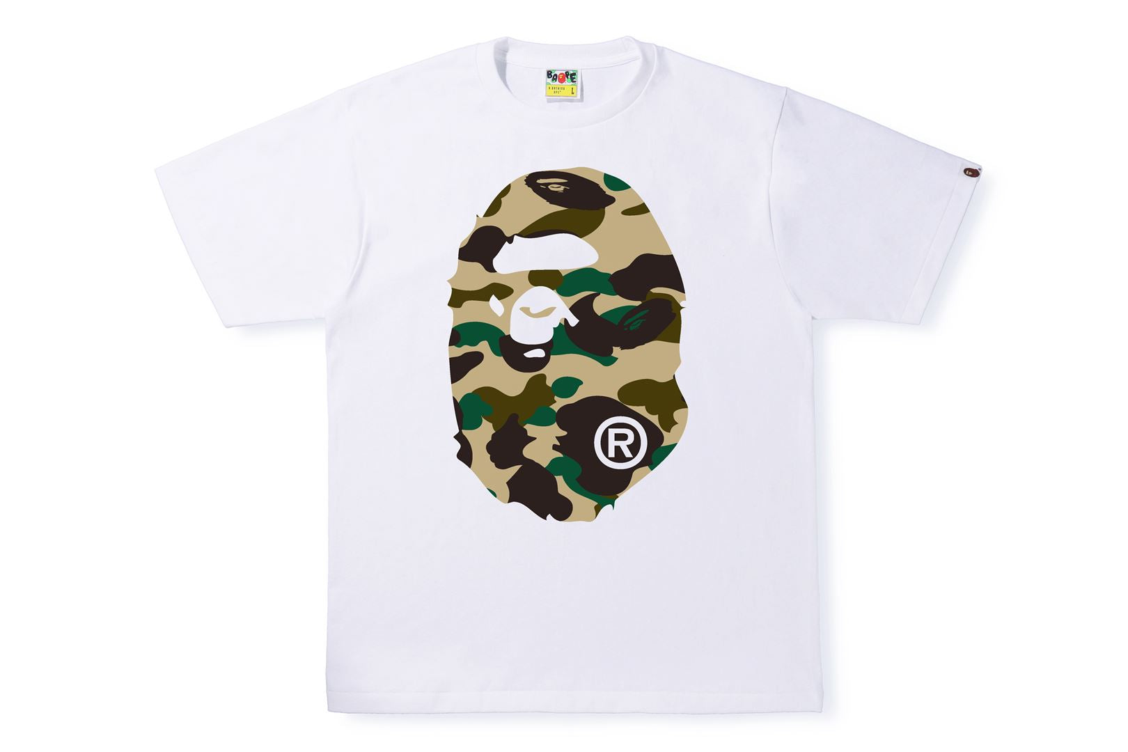 1ST CAMO BIG APE HEAD TEE