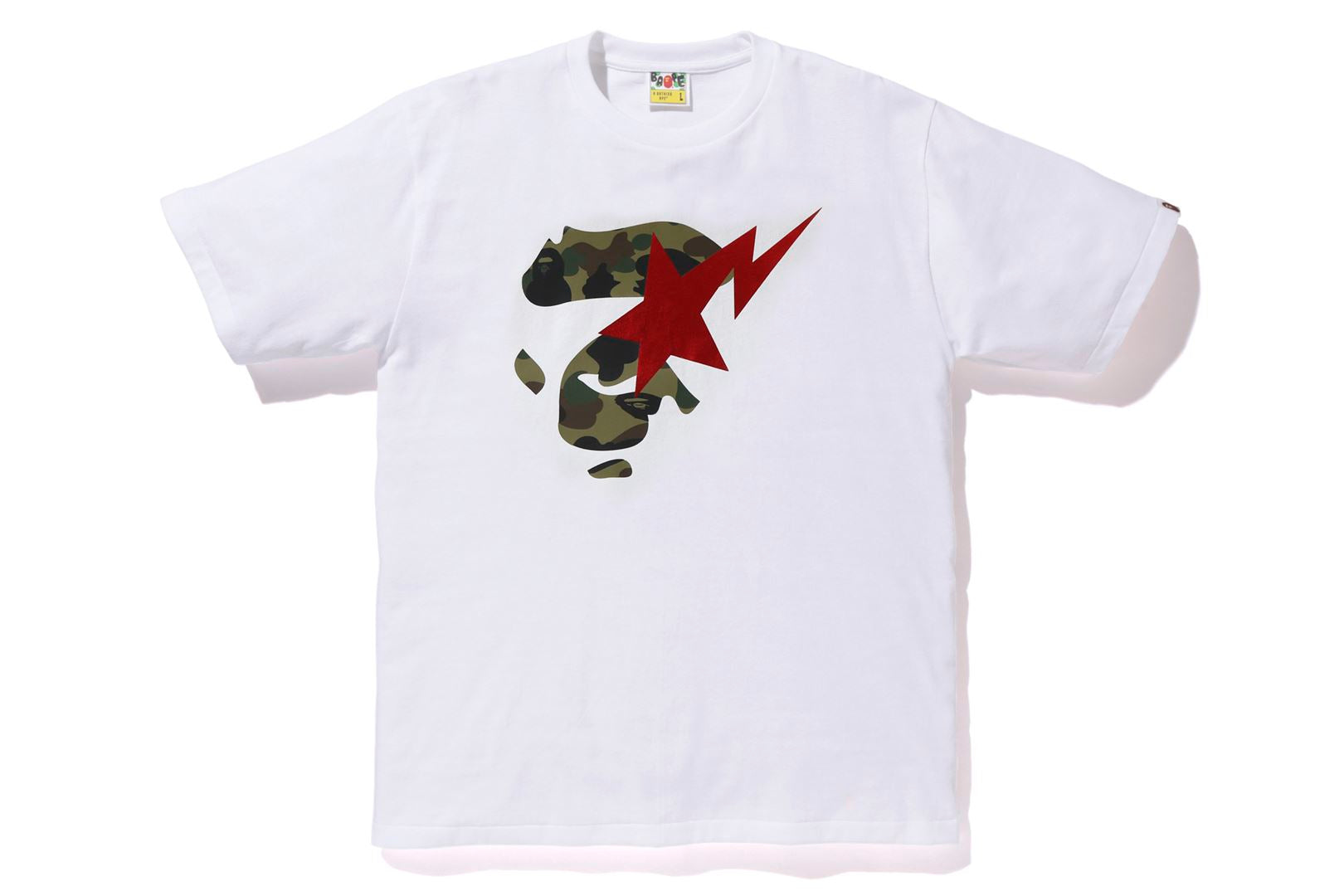 1ST CAMO APE FACE STA TEE