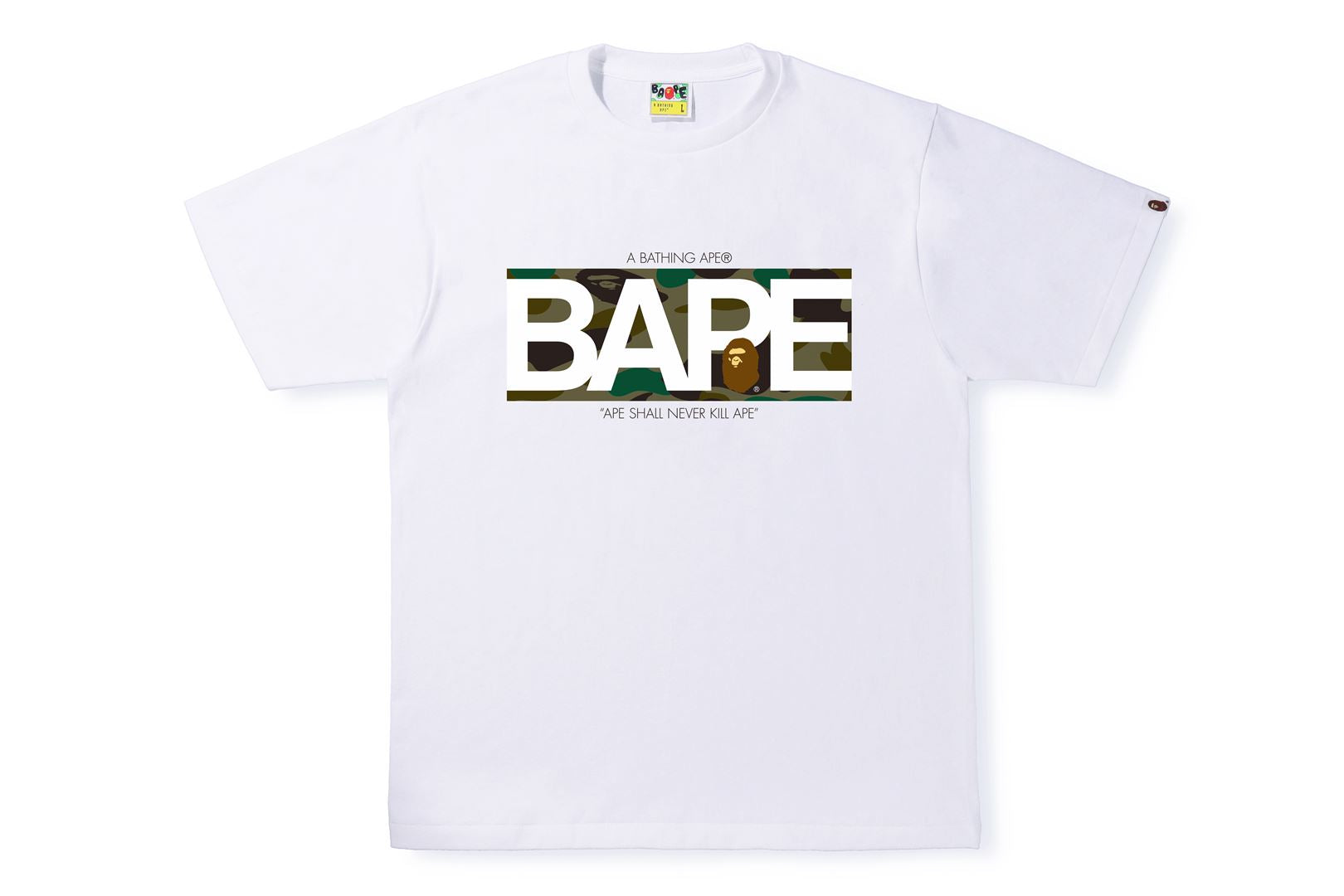 1ST CAMO BAPE LOGO TEE