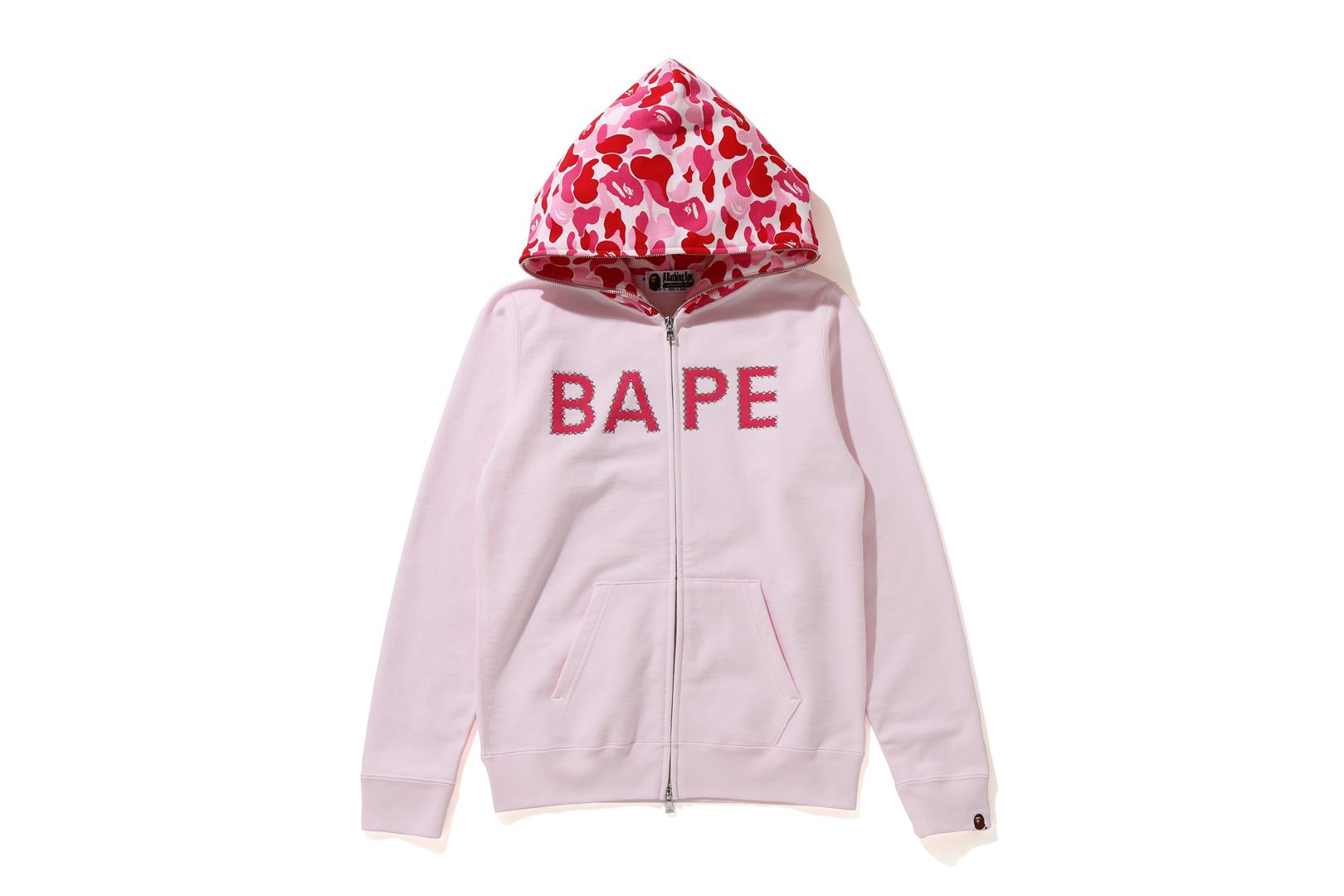 ABC CAMO CRYSTAL STONE  BAPE FULL ZIP HOODIE