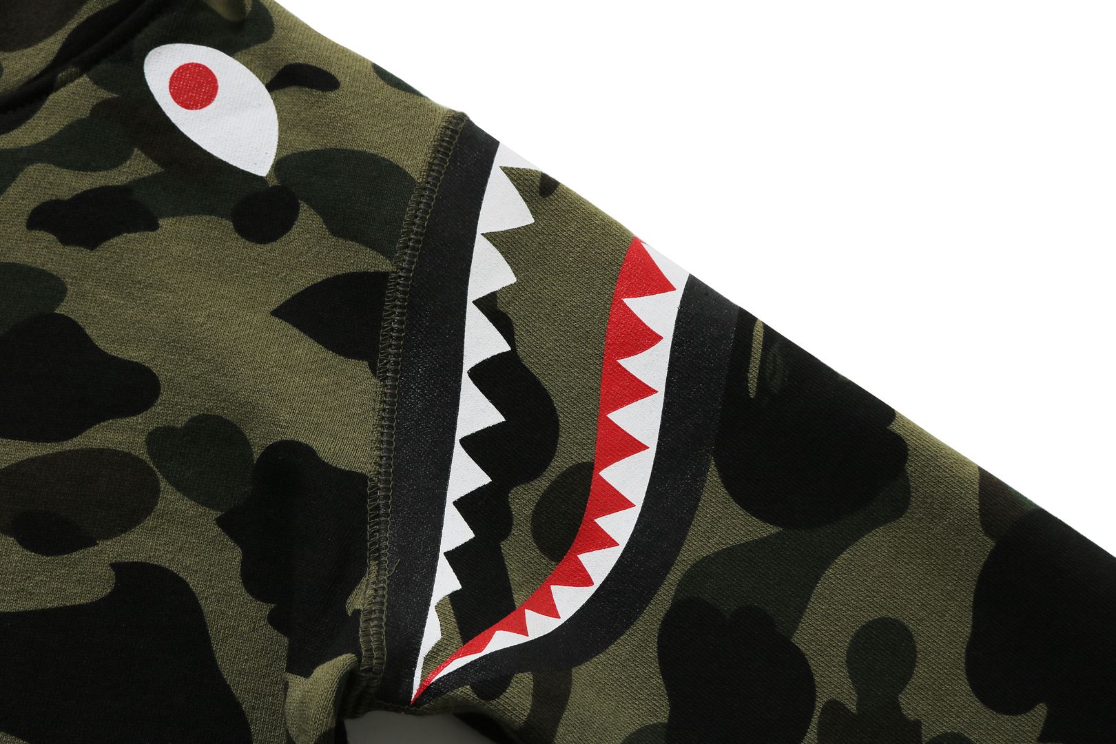 1ST CAMO SHARK SHOULDER ZIP HOODIE