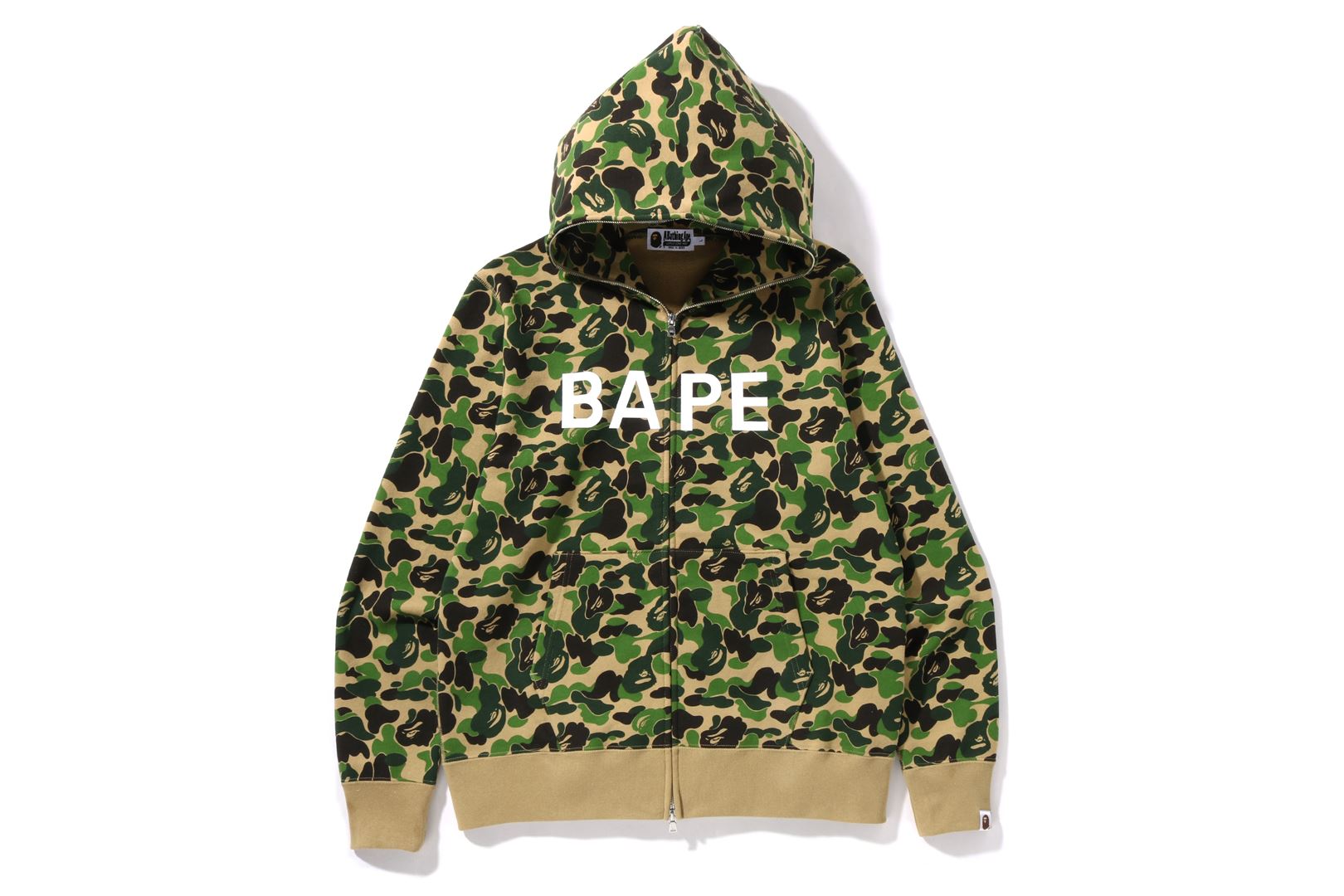 ABC CAMO BAPE FULL ZIP HOODIE