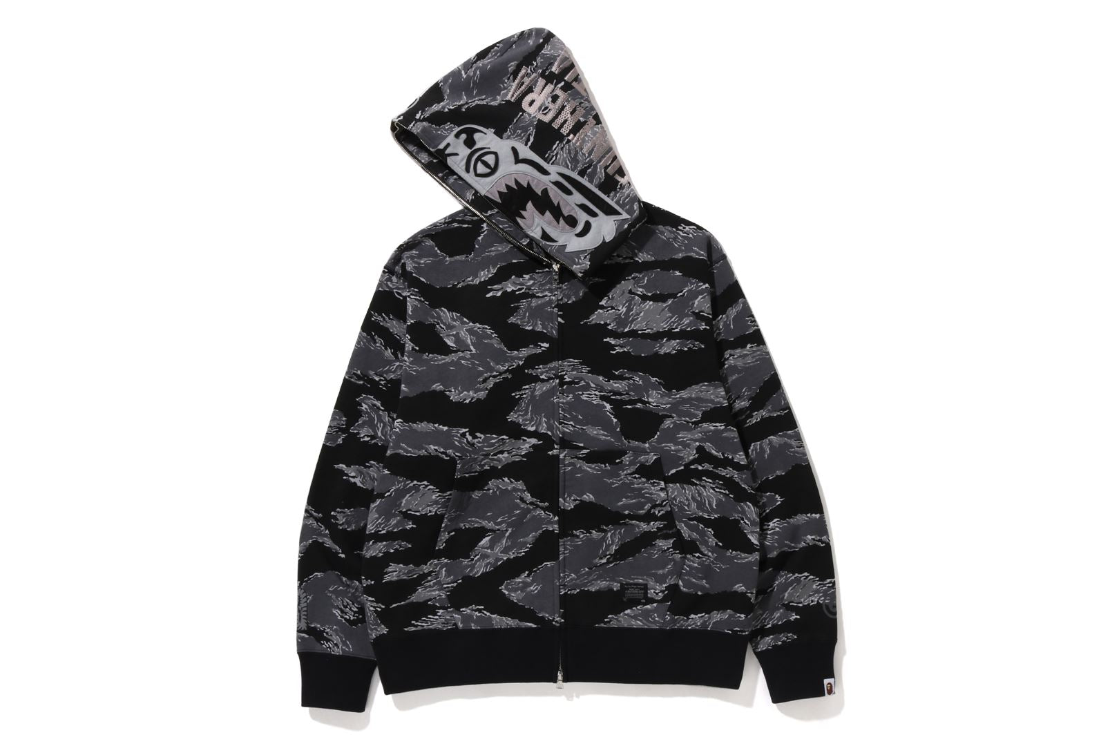 TIGER CAMO TIGER RELAXED FIT FULL ZIP HOODIE